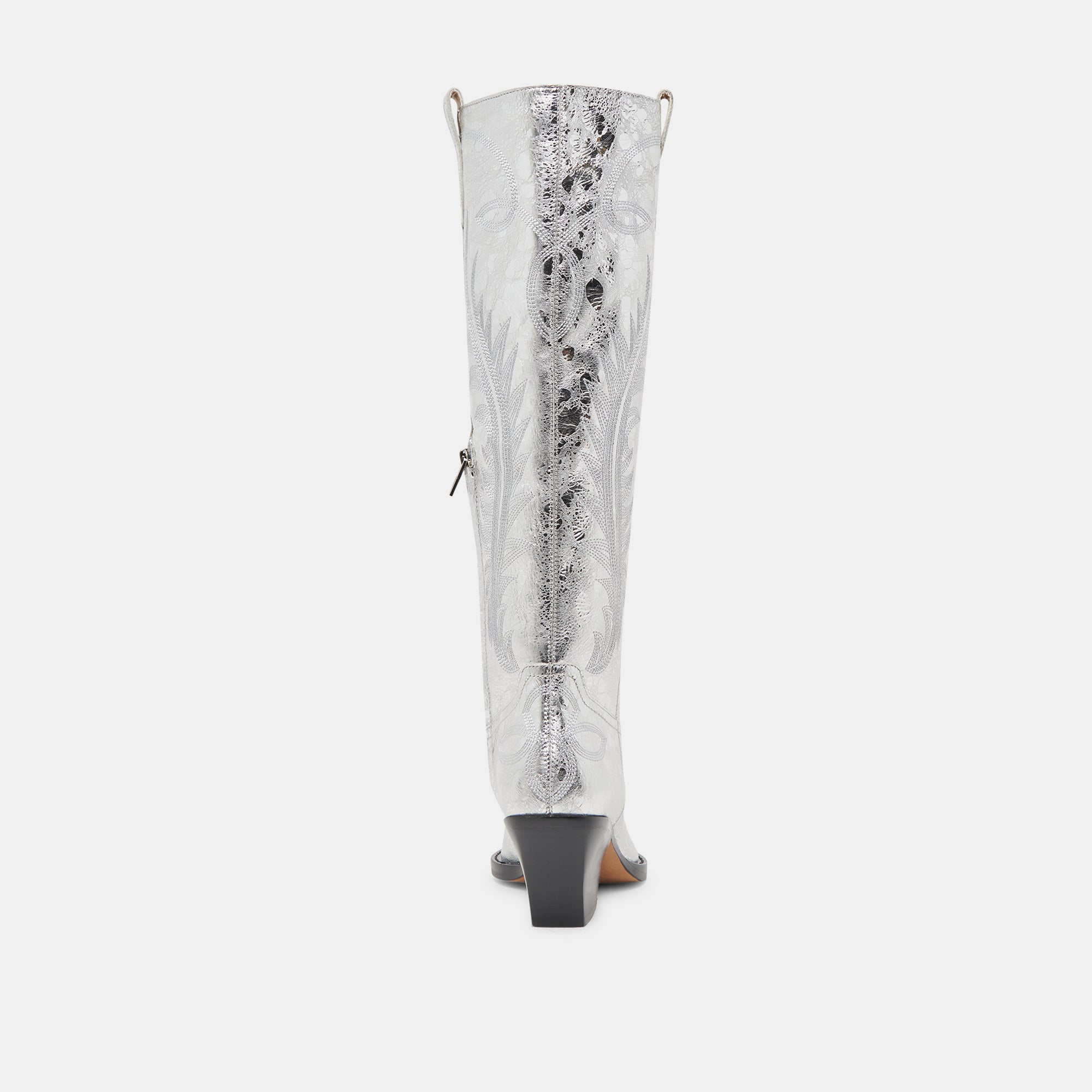 RYATT BOOTS SILVER DISTRESSED LEATHER - Image 12