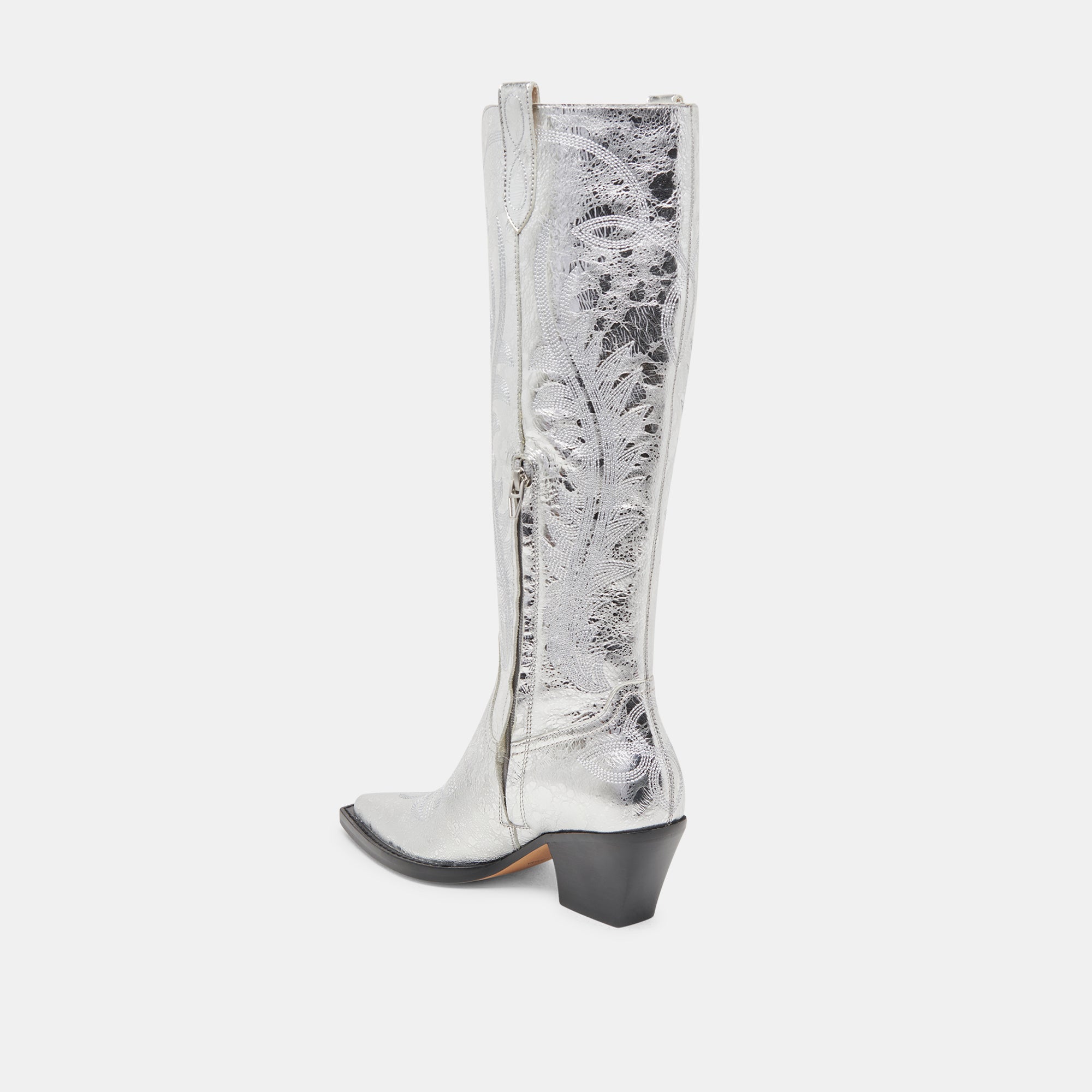 RYATT BOOTS SILVER DISTRESSED LEATHER - Image 10