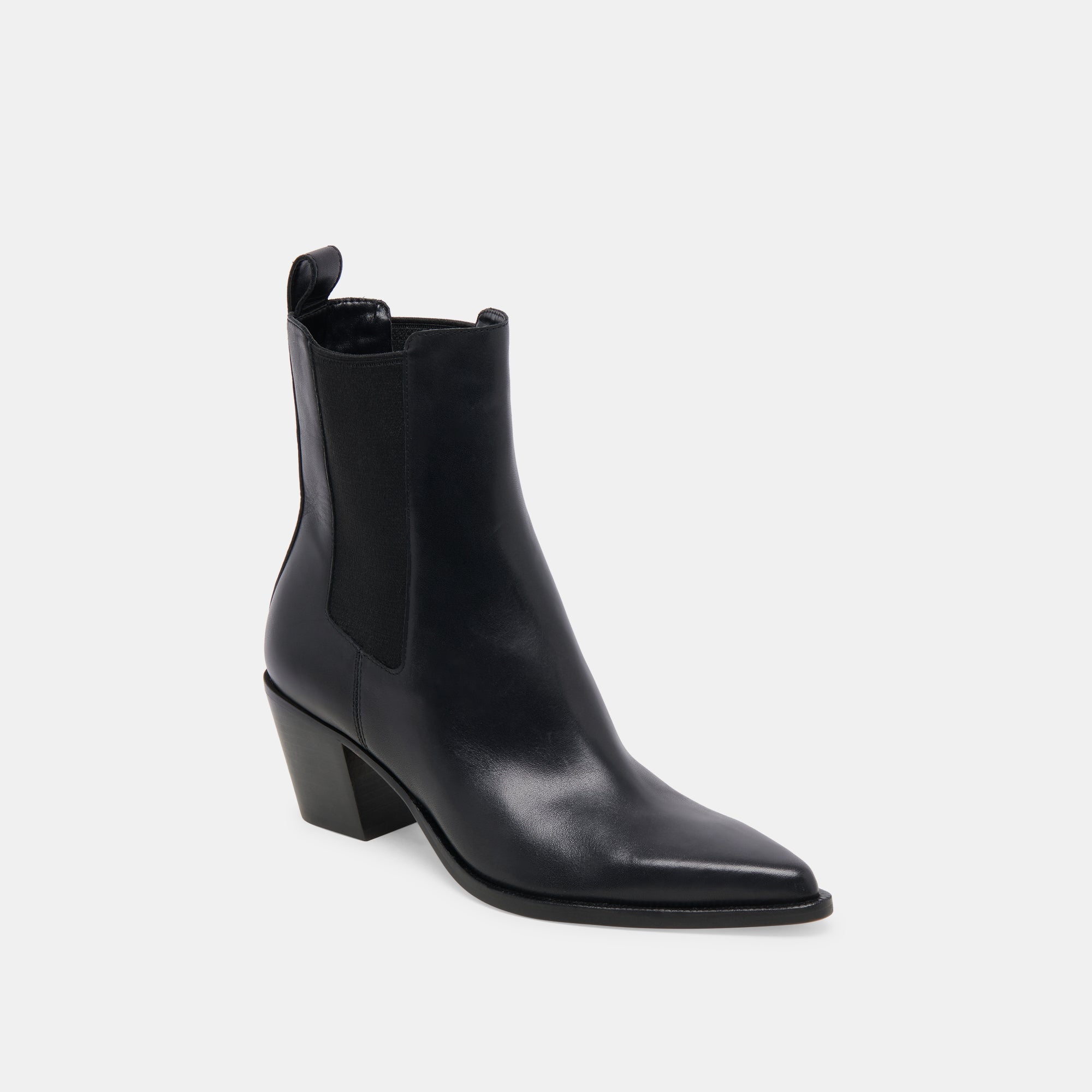 SHADIE H2O WIDE BOOTIES BLACK LEATHER - Image 3