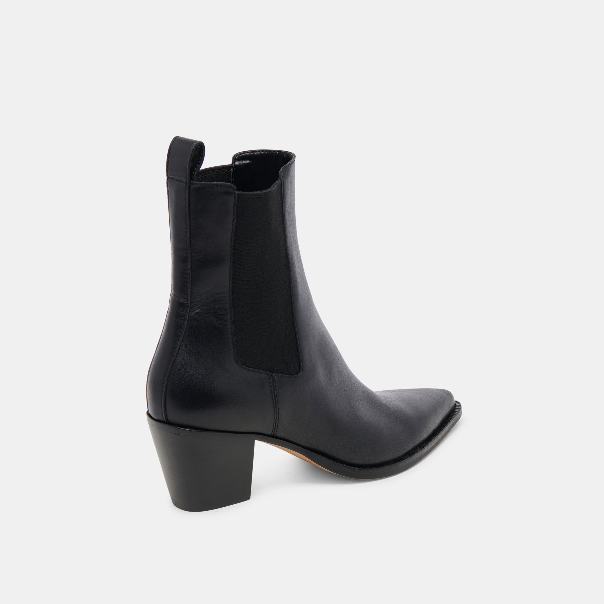 SHADIE H2O WIDE BOOTIES BLACK LEATHER - Image 5