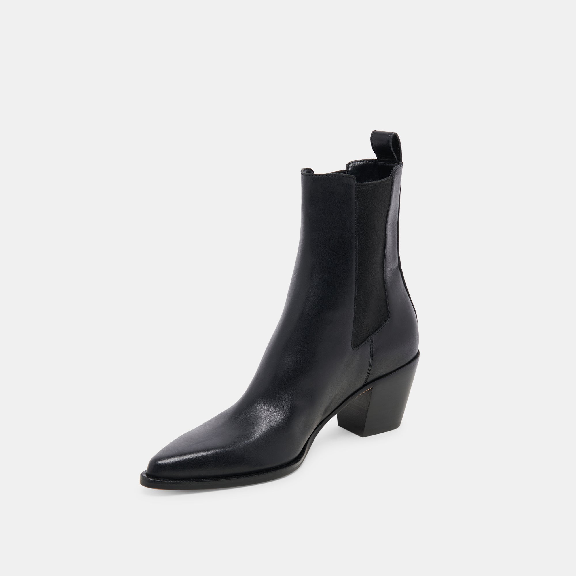 SHADIE H2O WIDE BOOTIES BLACK LEATHER - Image 7