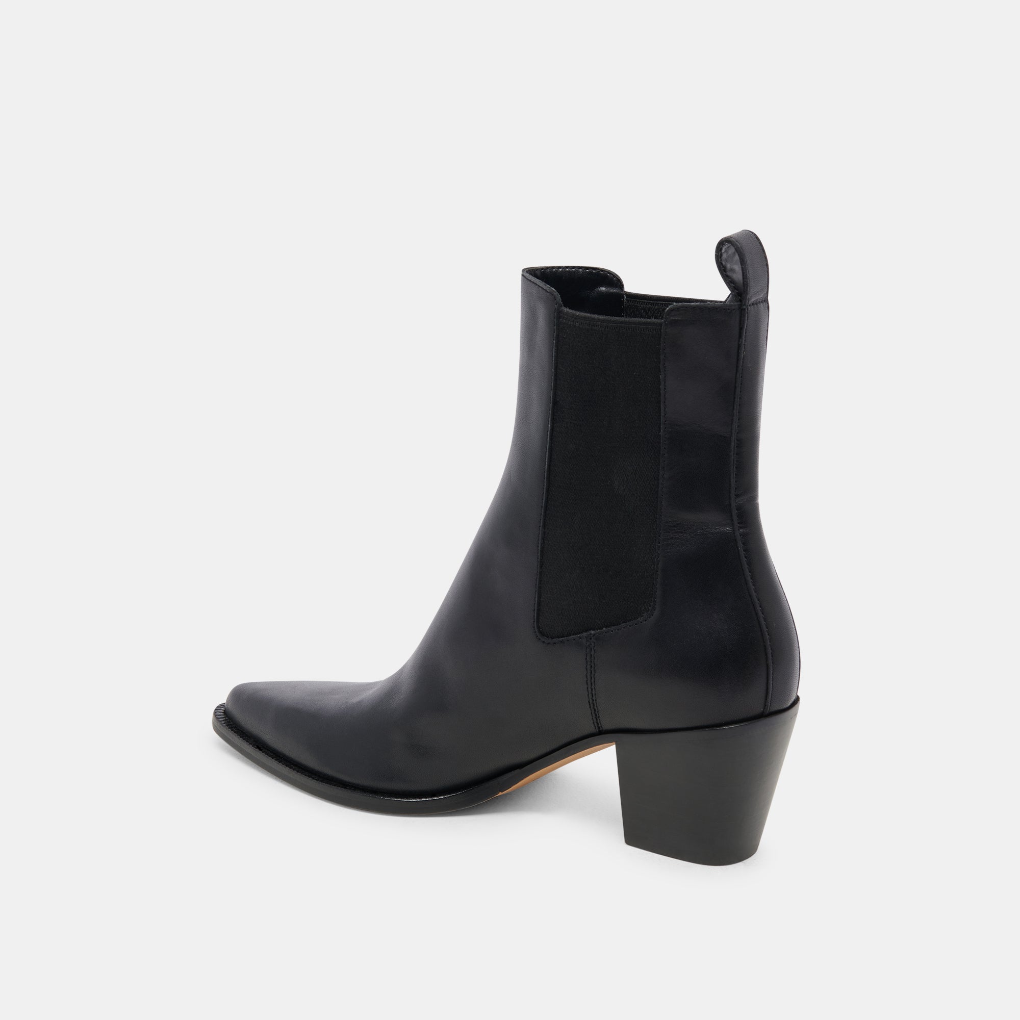 SHADIE H2O WIDE BOOTIES BLACK LEATHER - Image 8