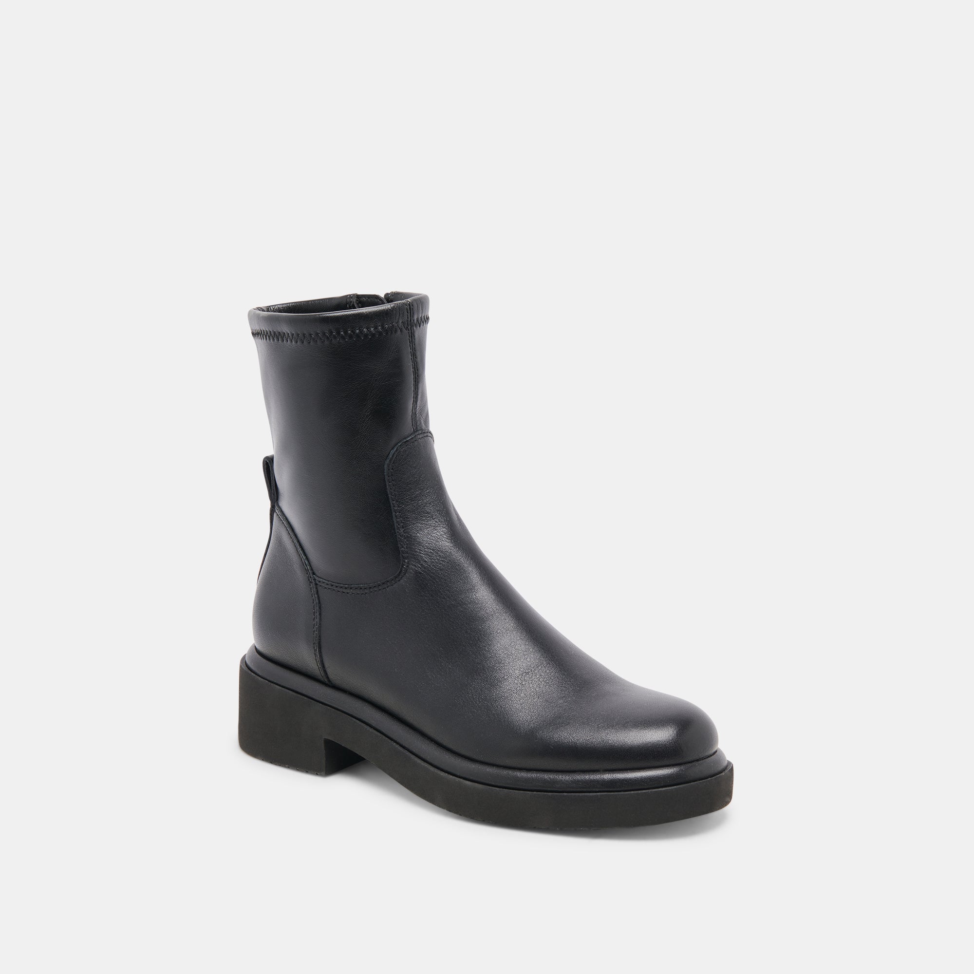 SIMAYA H2O WIDE BOOTS BLACK LEATHER - Image 2