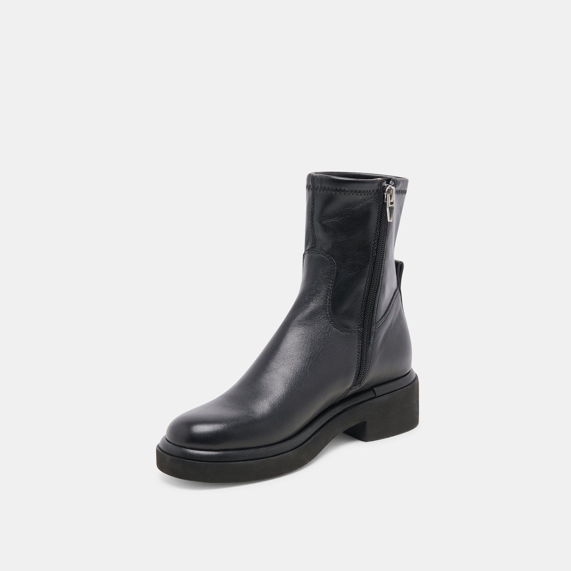 SIMAYA H2O WIDE BOOTS BLACK LEATHER - Image 4