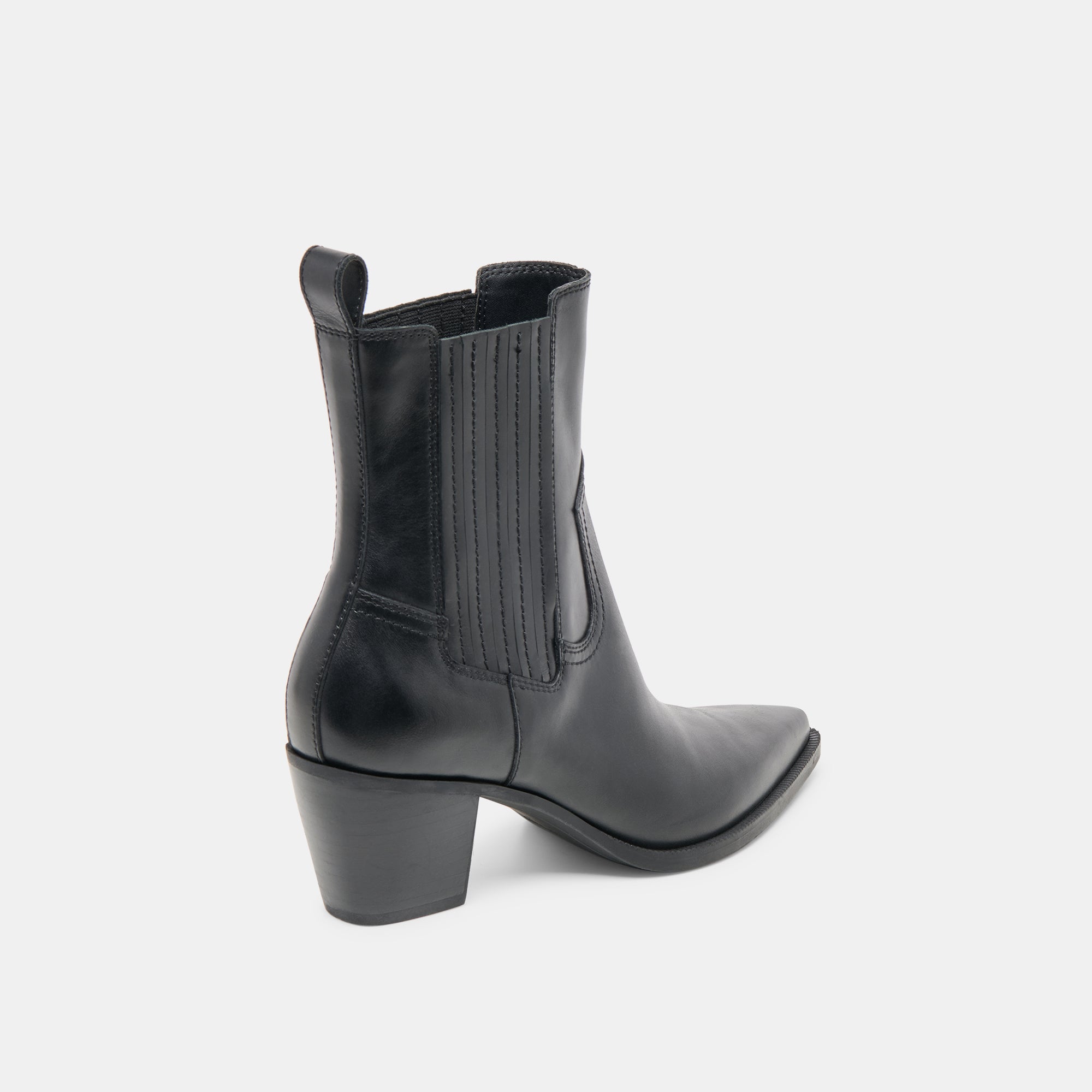 SLIM BOOTIES BLACK LEATHER - Image 5