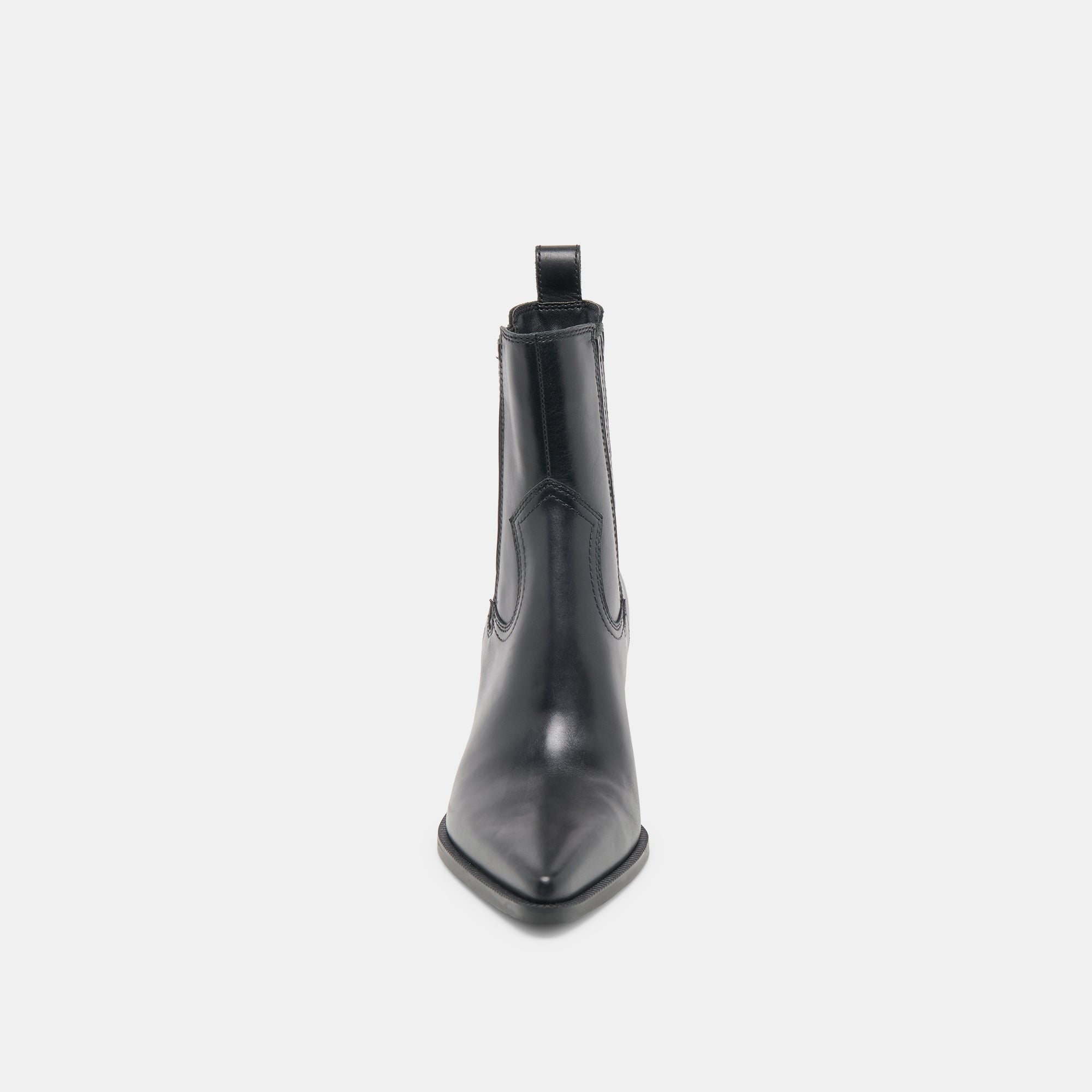 SLIM BOOTIES BLACK LEATHER - Image 11