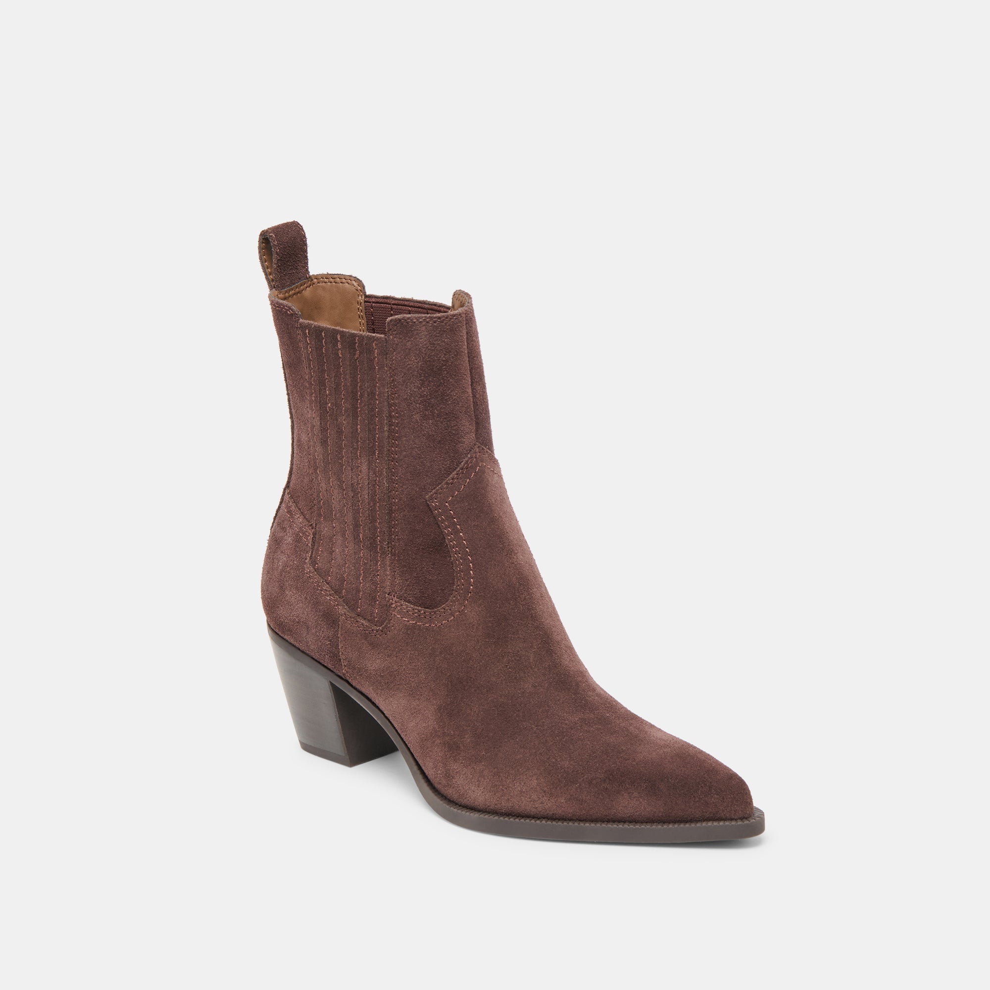 SLIM BOOTIES MAHOGANY SUEDE - Image 2