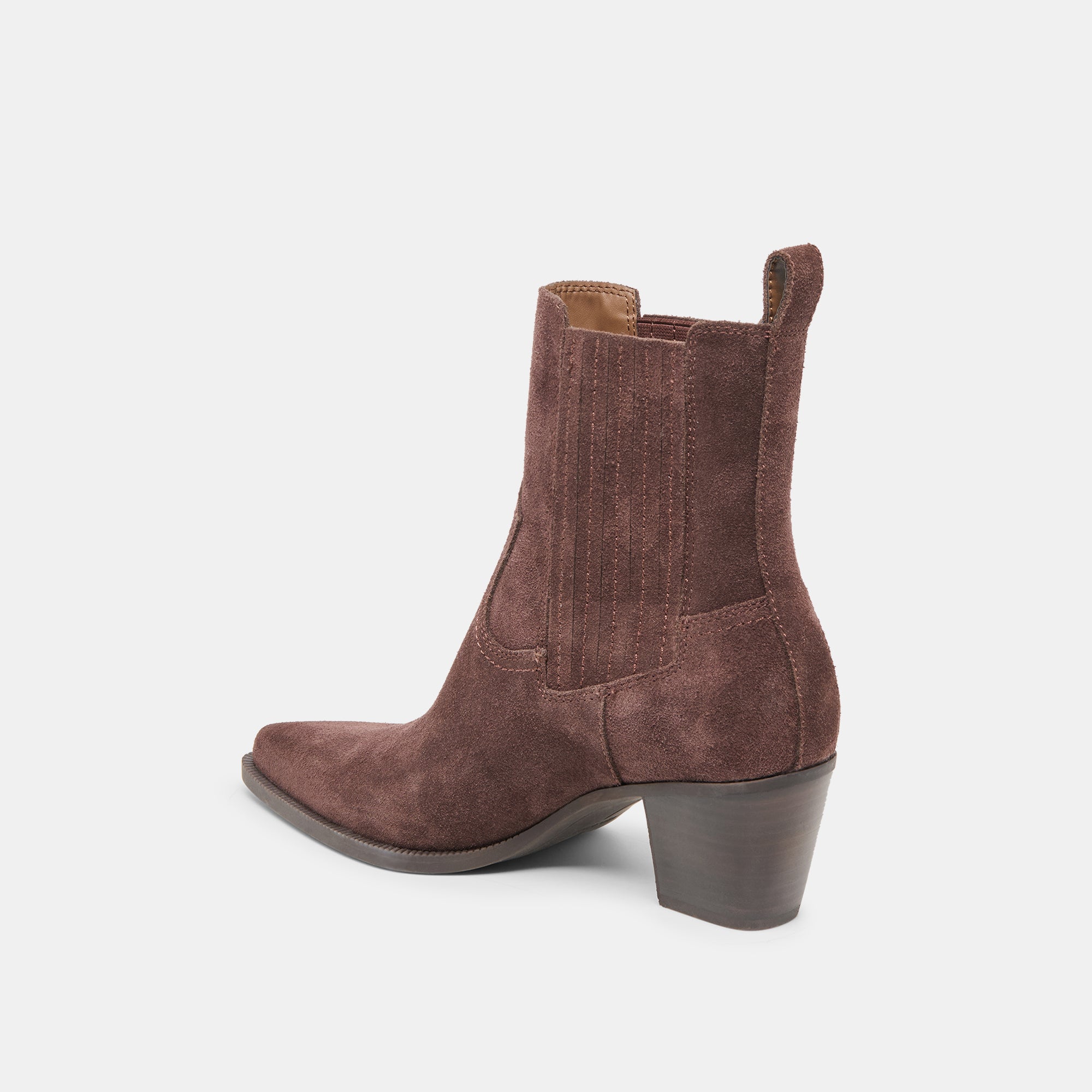 SLIM BOOTIES MAHOGANY SUEDE - Image 5