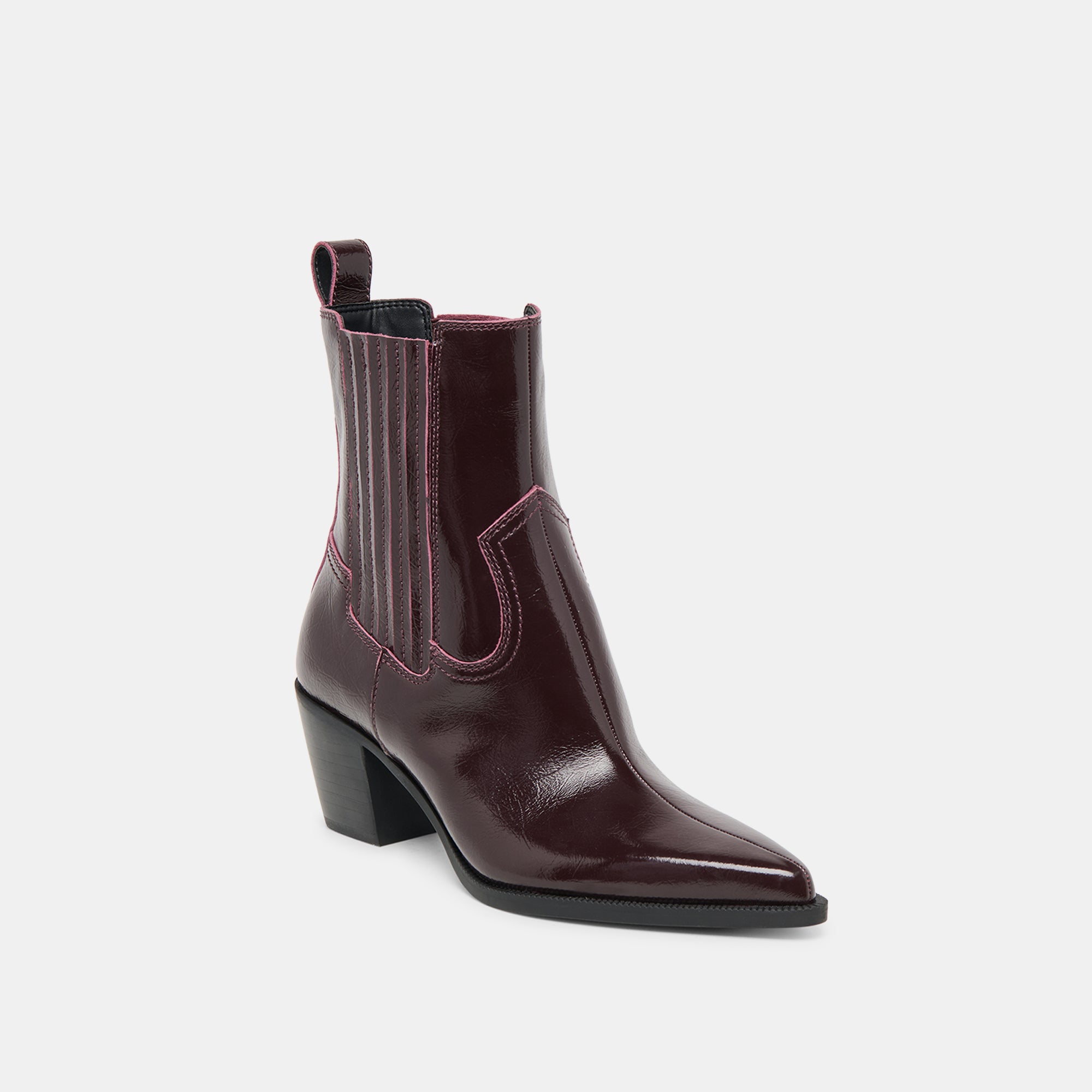 SLIM BOOTIES MULBERRY CRINKLE PATENT - Image 3