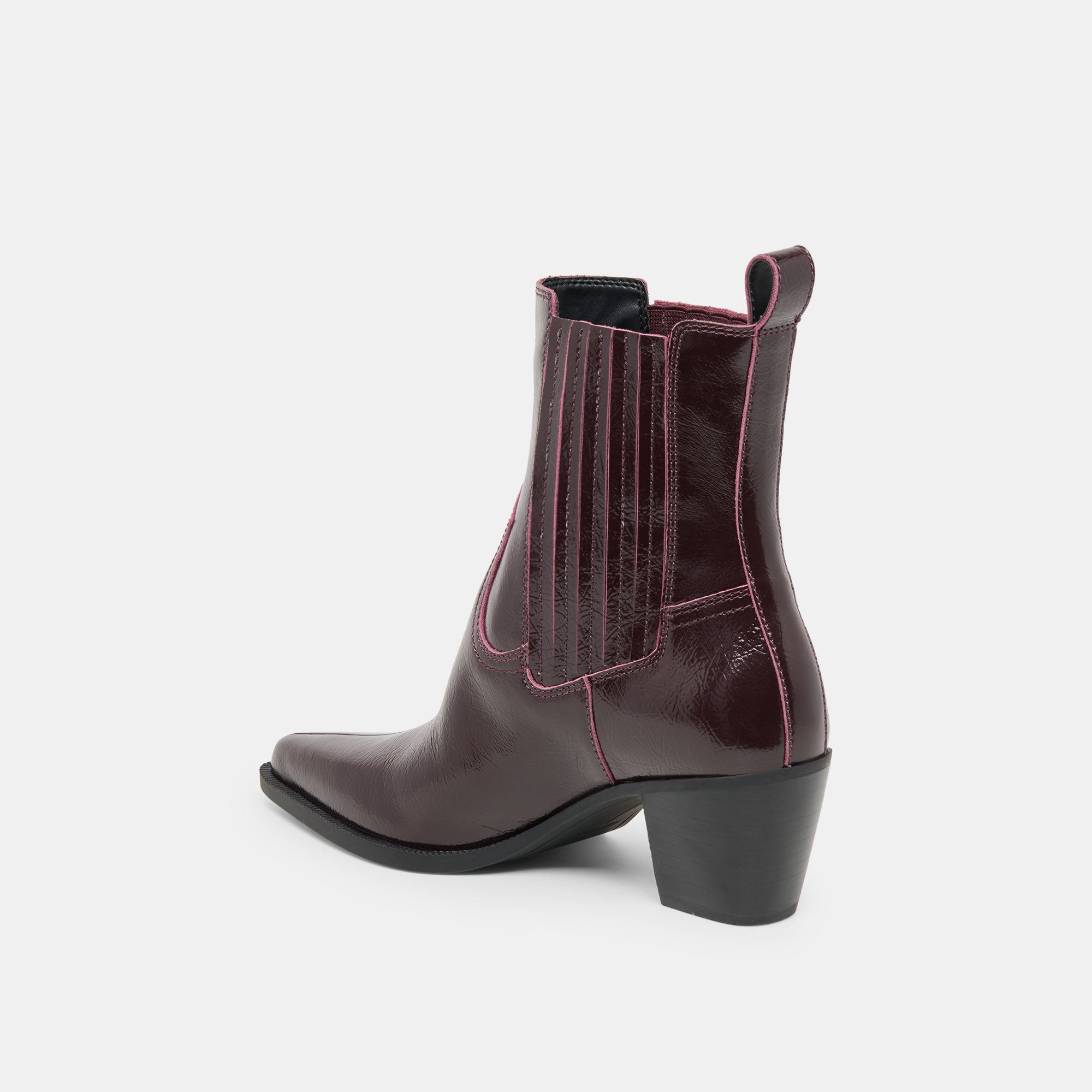 SLIM BOOTIES MULBERRY CRINKLE PATENT - Image 7