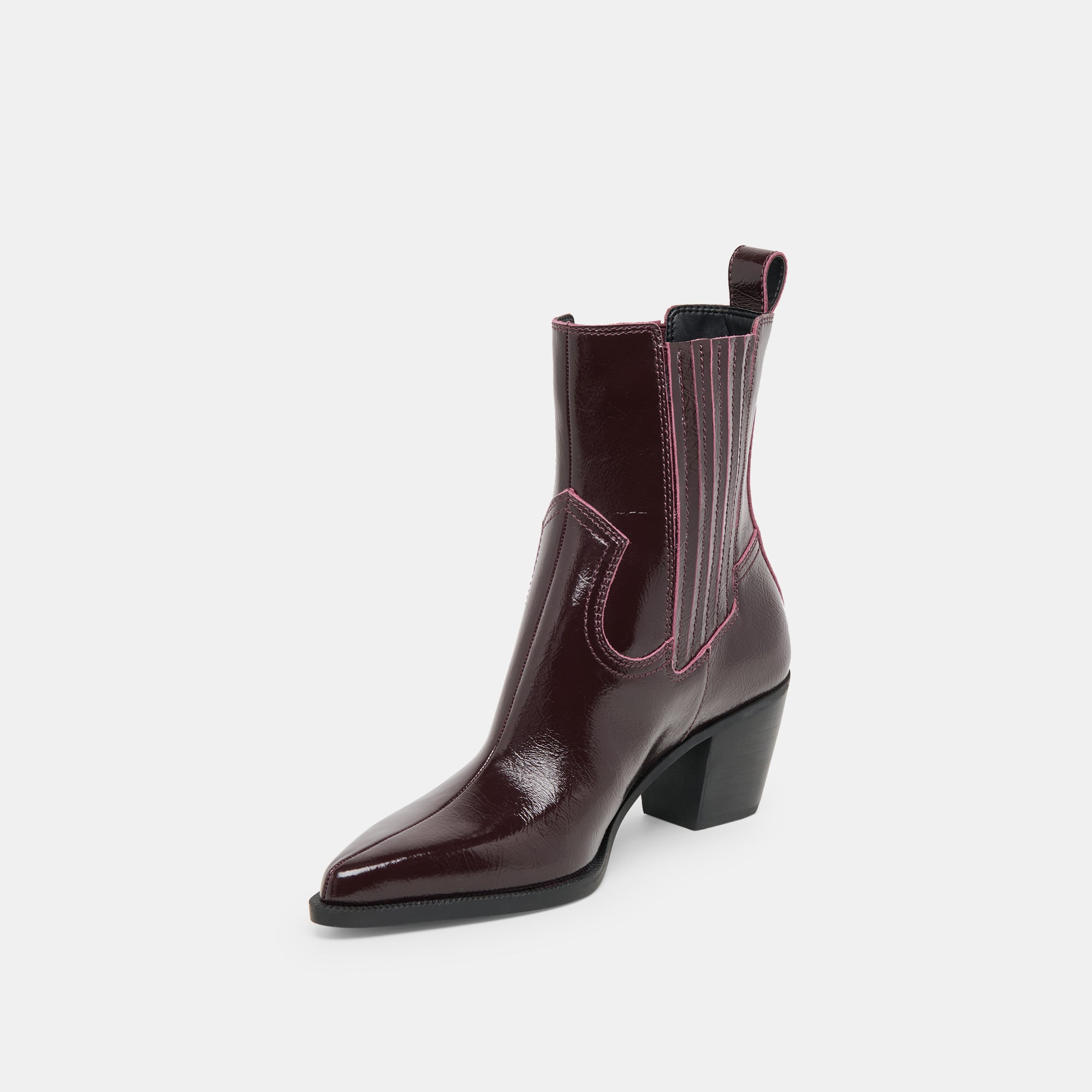 SLIM BOOTIES MULBERRY CRINKLE PATENT - Image 6