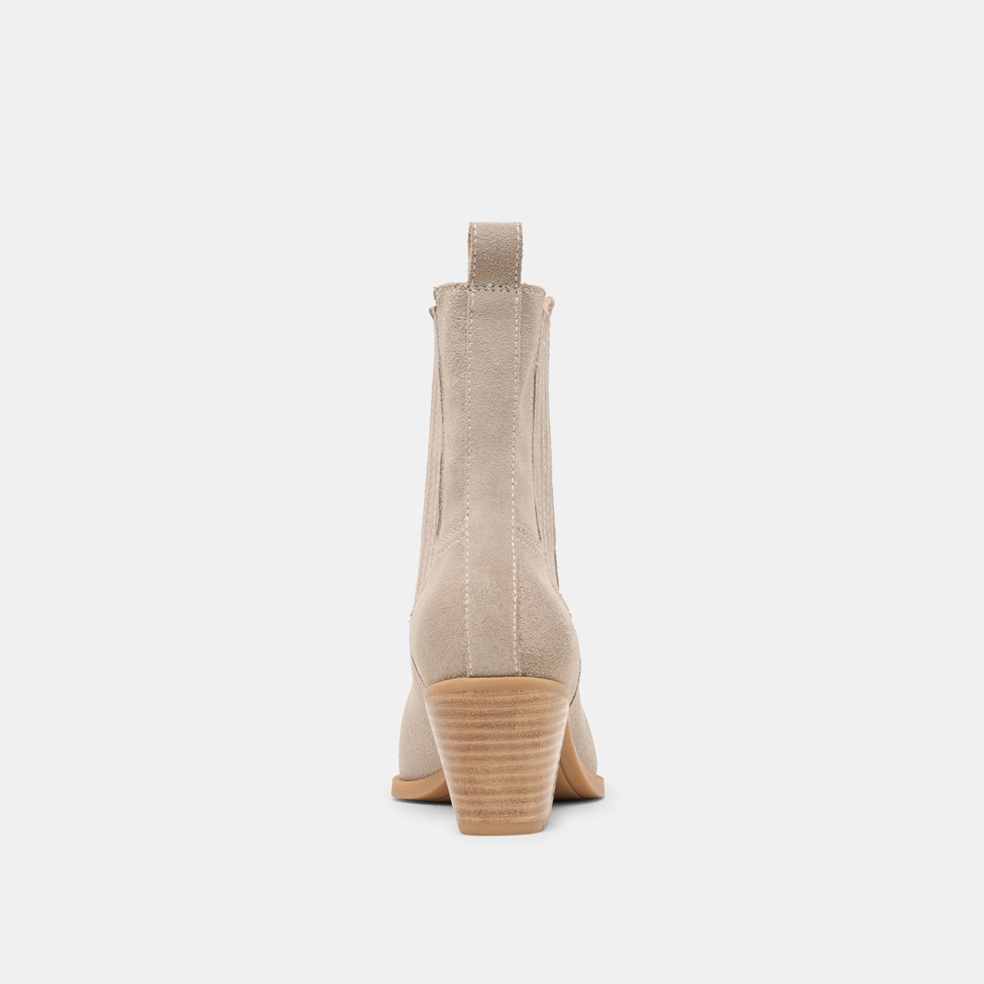 SLIM BOOTIES TAUPE SUEDE - Image 7