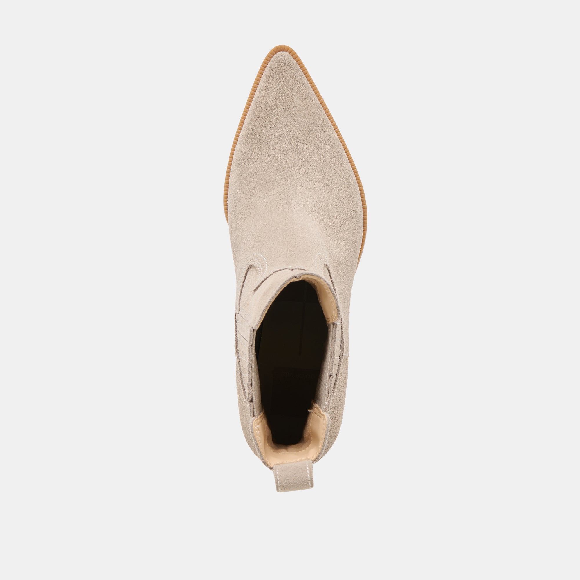 SLIM BOOTIES TAUPE SUEDE - Image 8