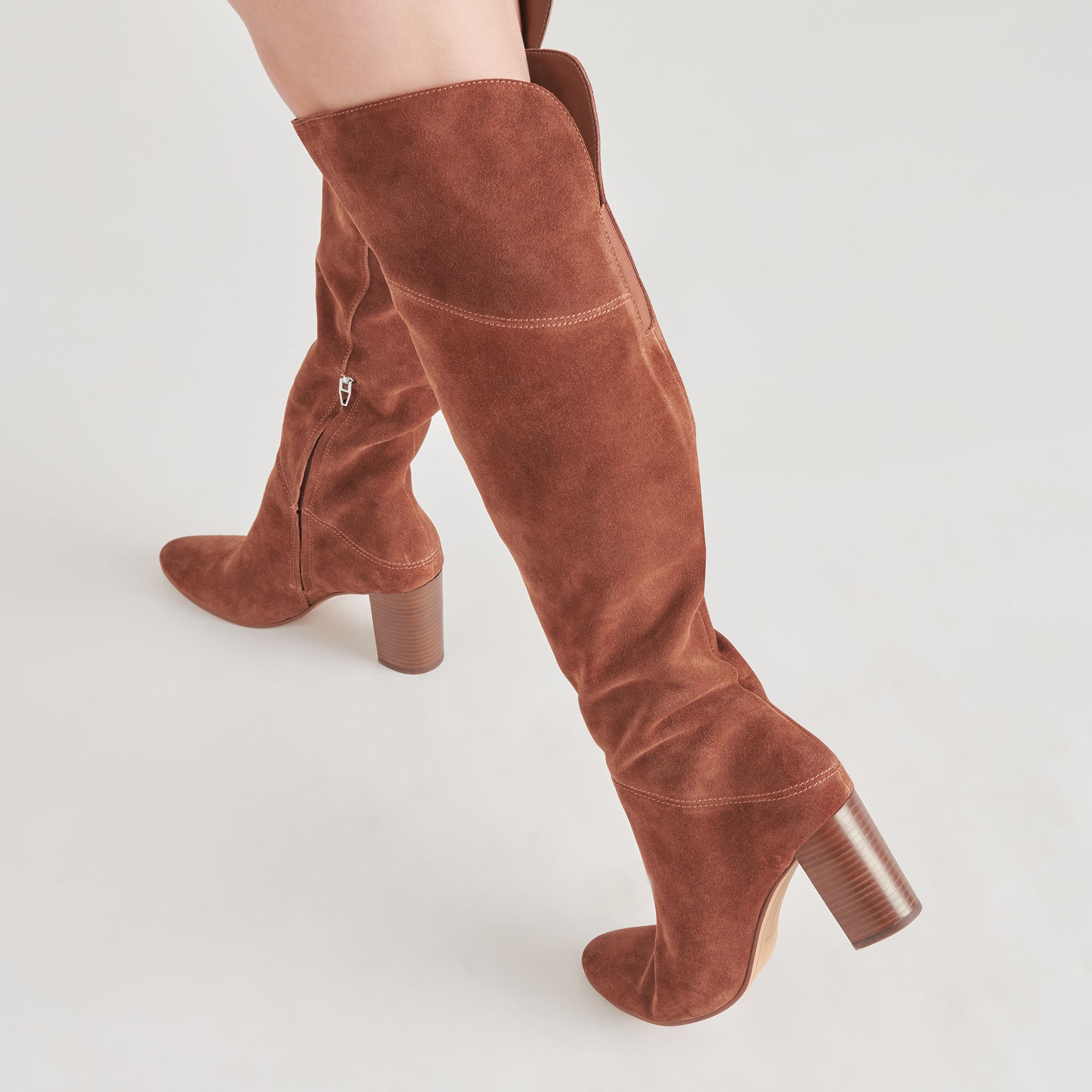 SURY BOOTS DARK SADDLE SUEDE - Image 6
