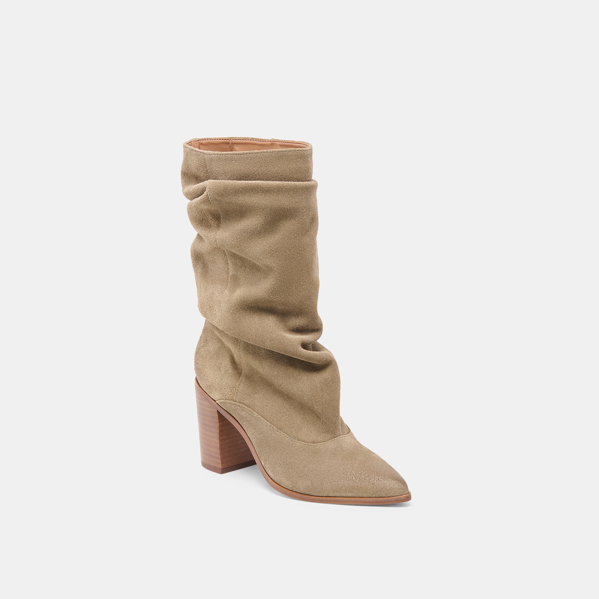 TALINA BOOTS OLIVE SUEDE - Image 2