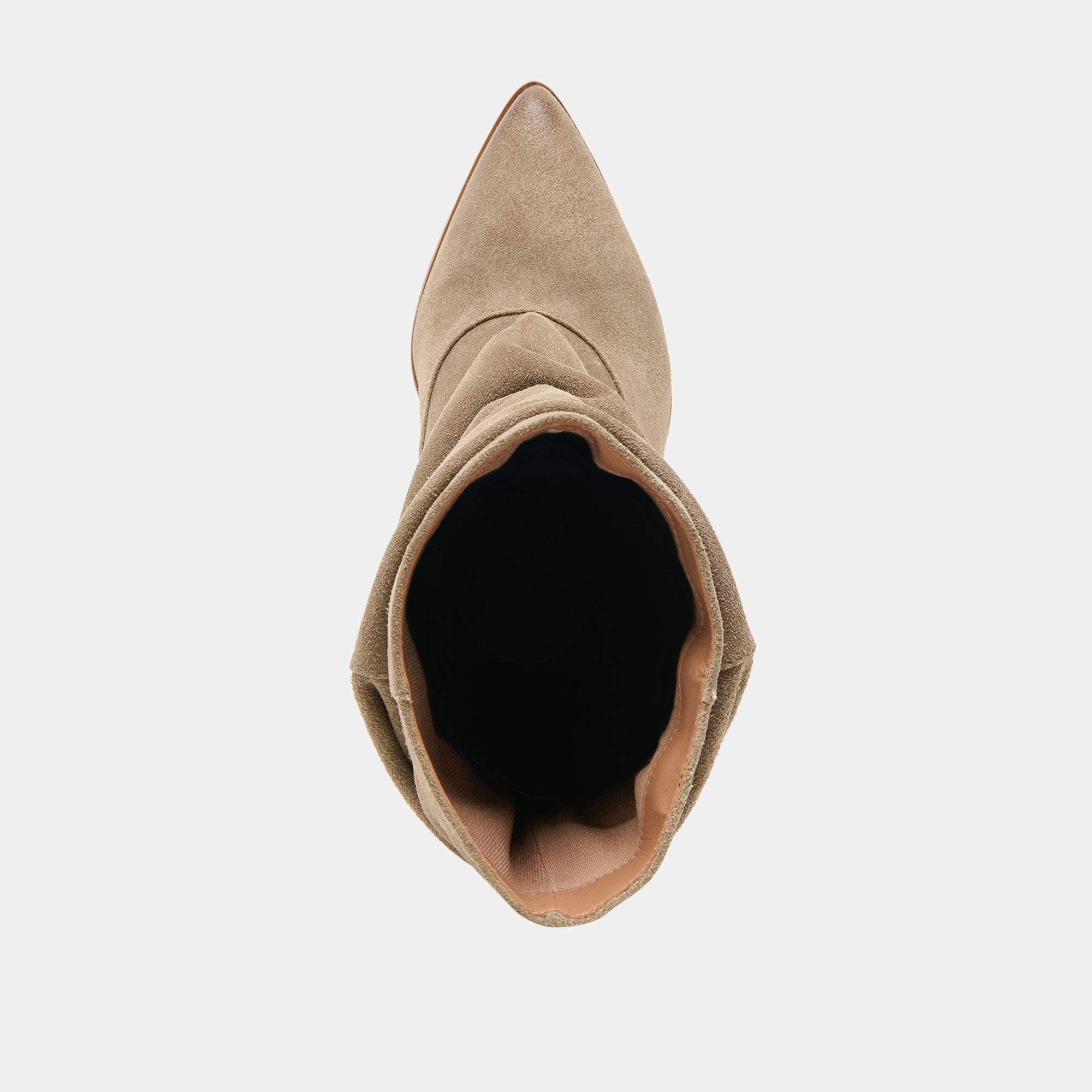 TALINA WIDE CALF BOOTS OLIVE SUEDE - Image 8