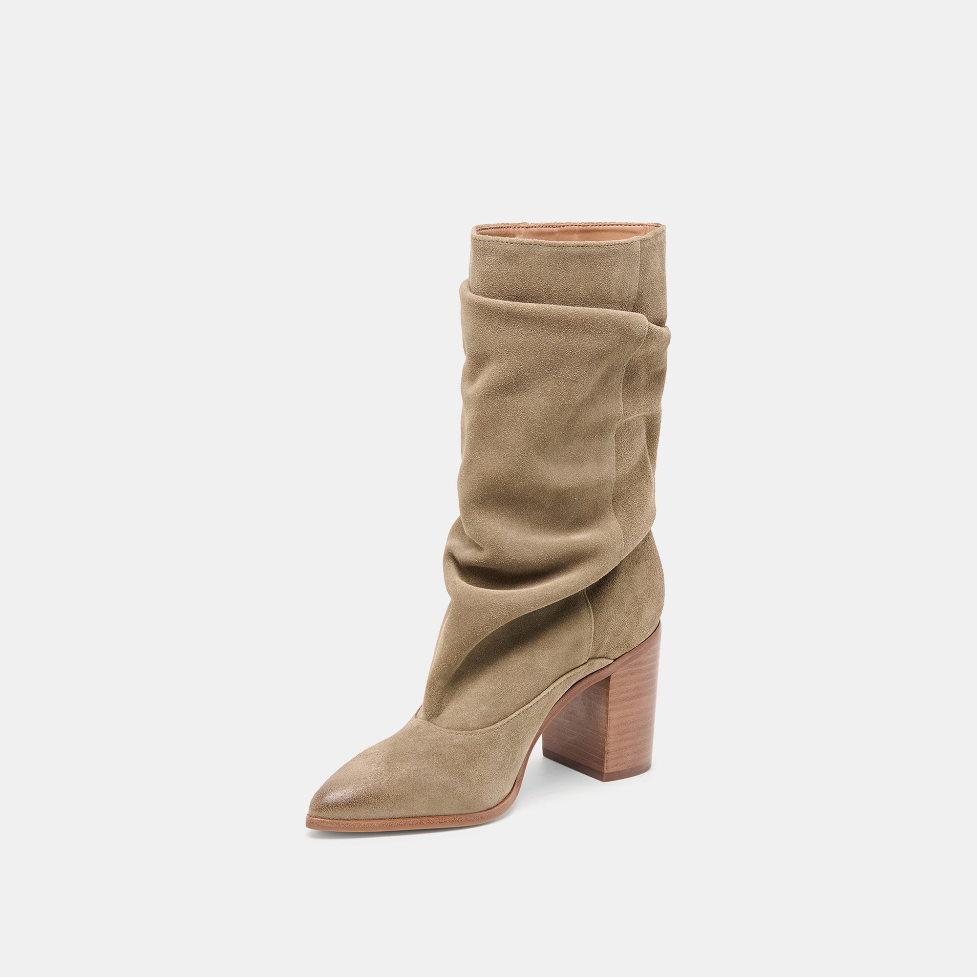 TALINA BOOTS OLIVE SUEDE - Image 4