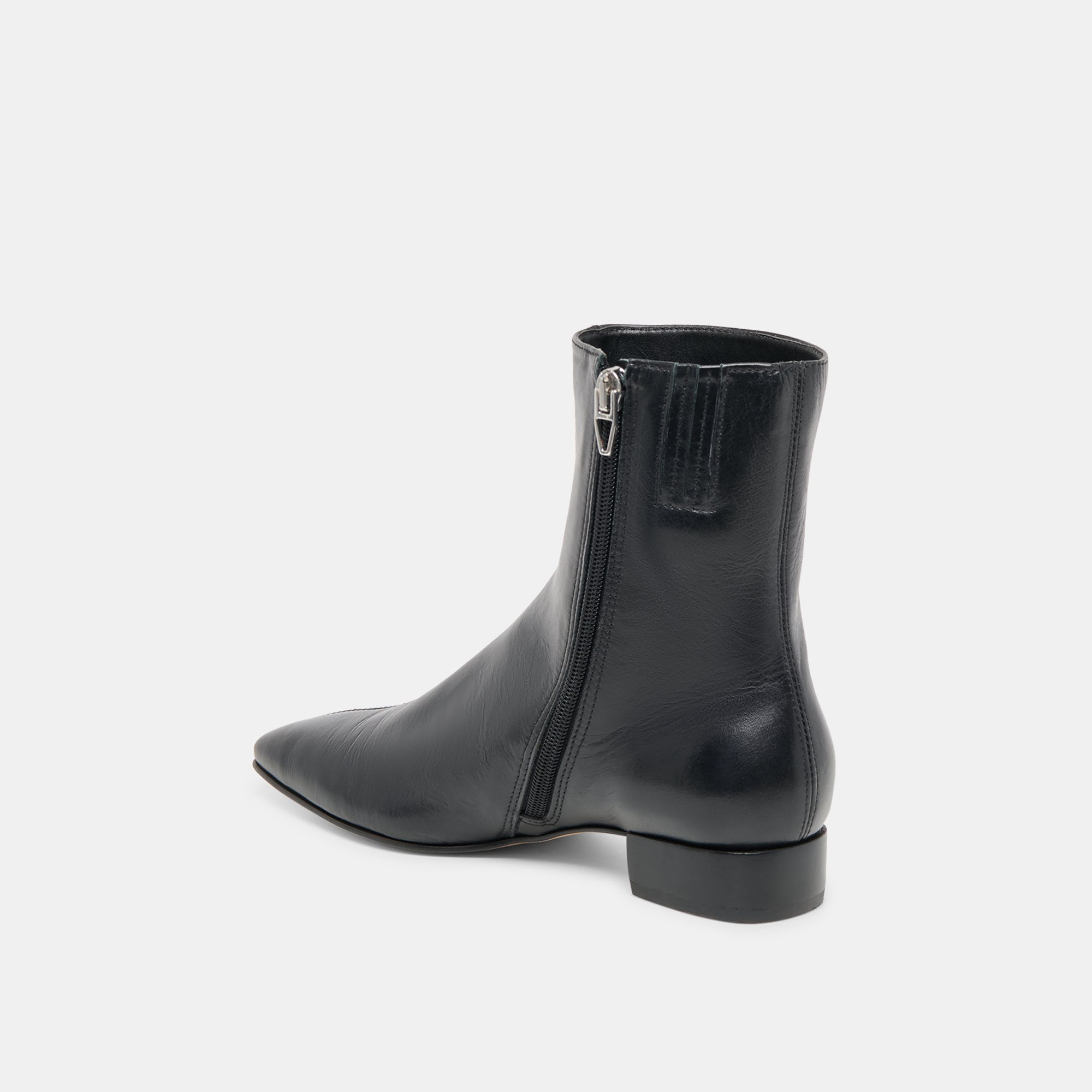 TARINE BOOTIES BLACK LEATHER - Image 8