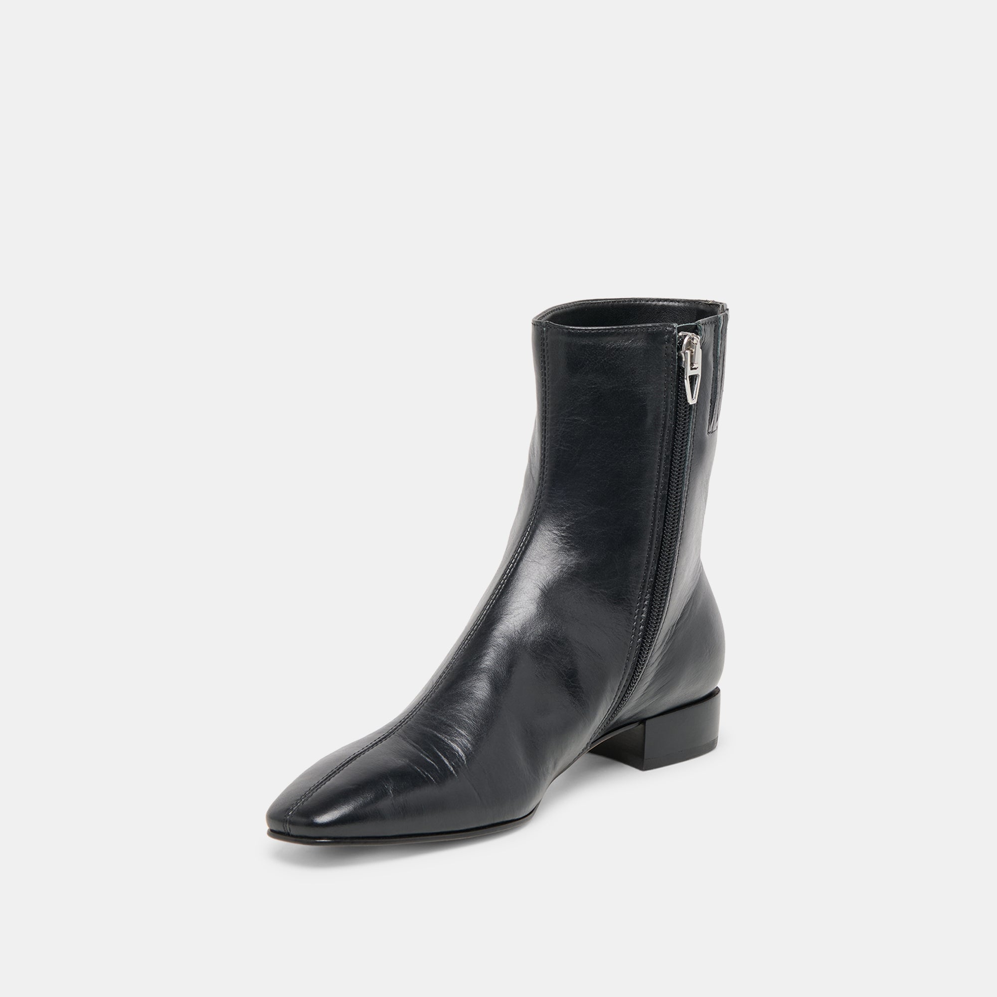 TARINE BOOTIES BLACK LEATHER - Image 7