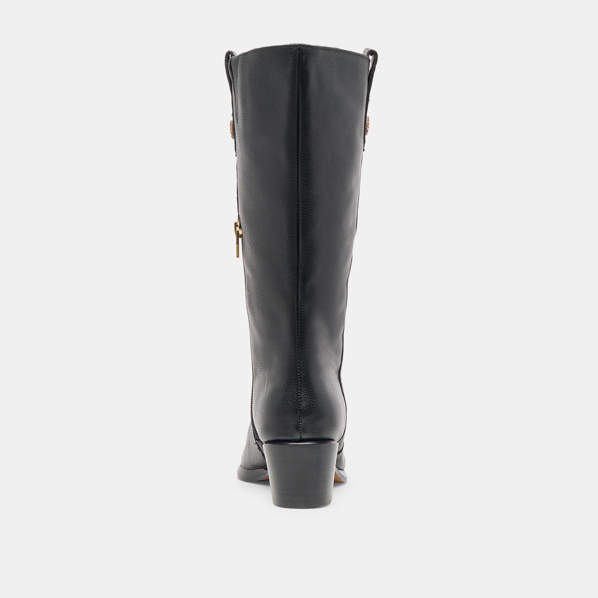 VERN WIDE CALF BOOTS BLACK LEATHER - Image 10