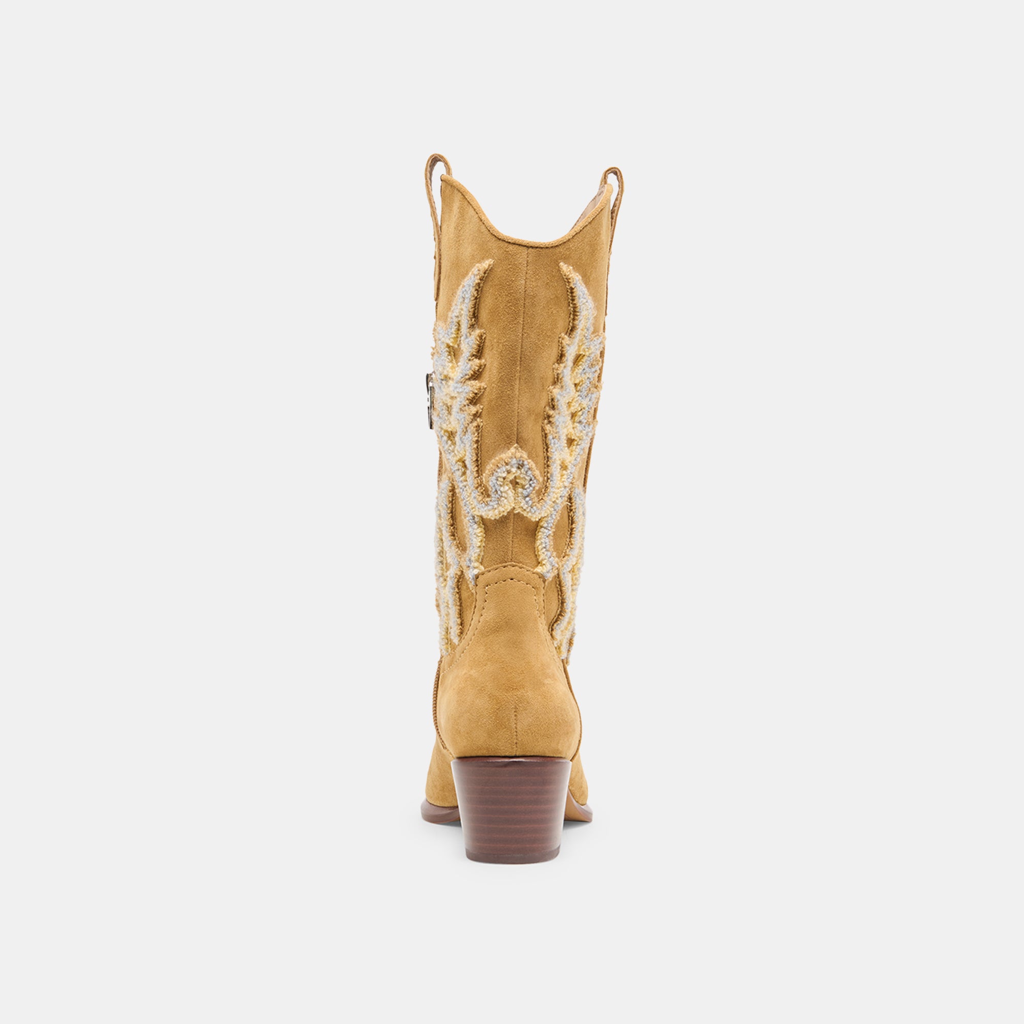 VILA BOOTS CARAMEL SUEDE - Image 9