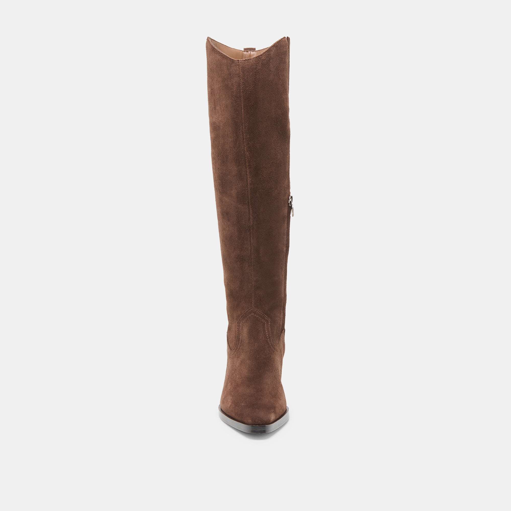 VIRONA H2O EXTRA WIDE CALF BOOTS DK BROWN SUEDE - Image 10