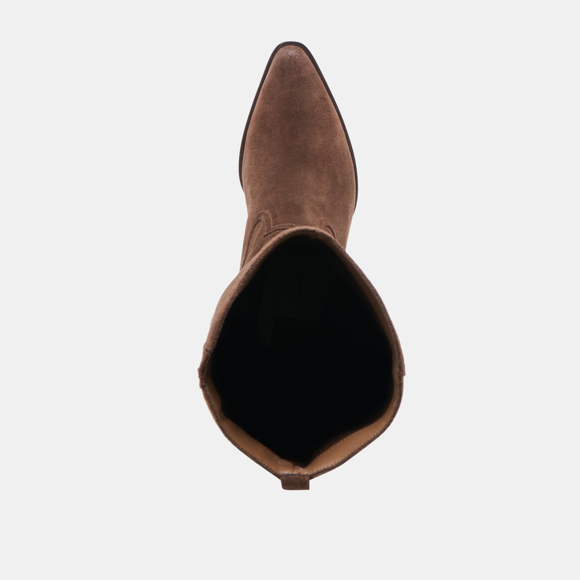 VIRONA H2O WIDE CALF BOOTS DK BROWN SUEDE - Image 9