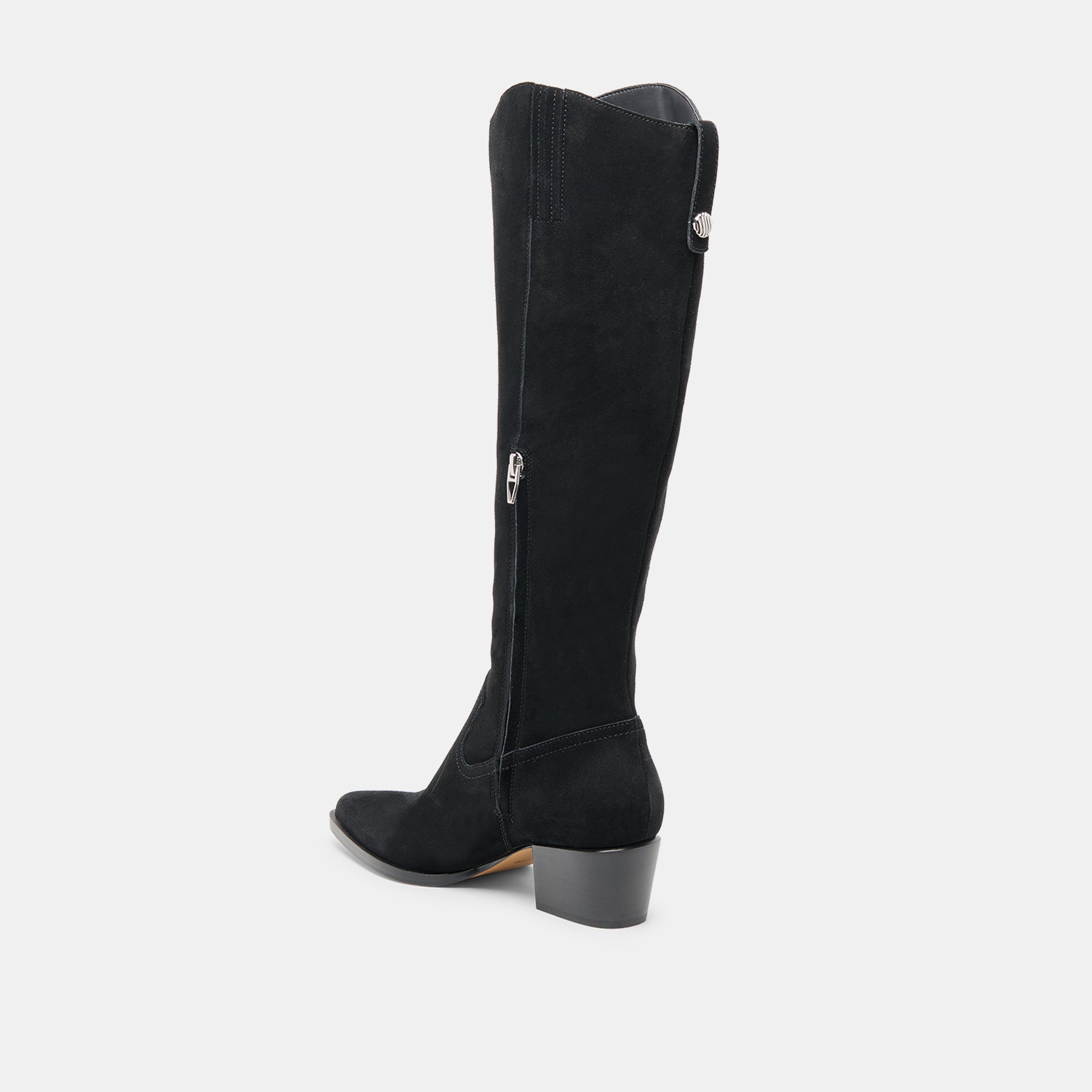 VIRONA H2O WIDE CALF BOOTS ONYX SUEDE - Image 5