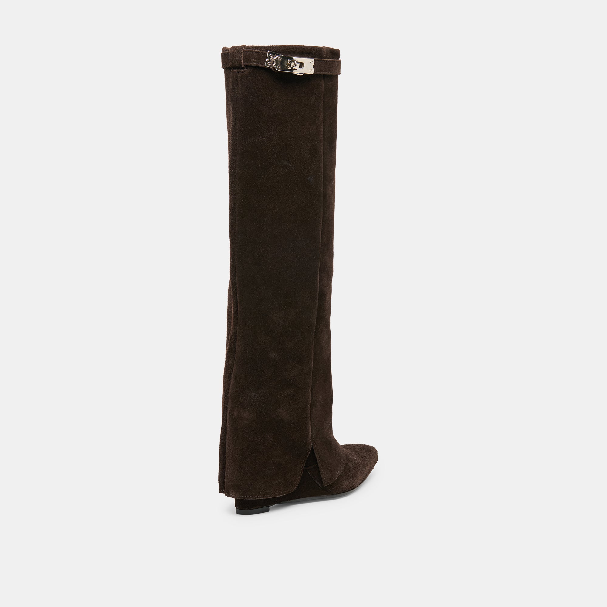 AGGY BOOTS DK BROWN SUEDE - Image 3
