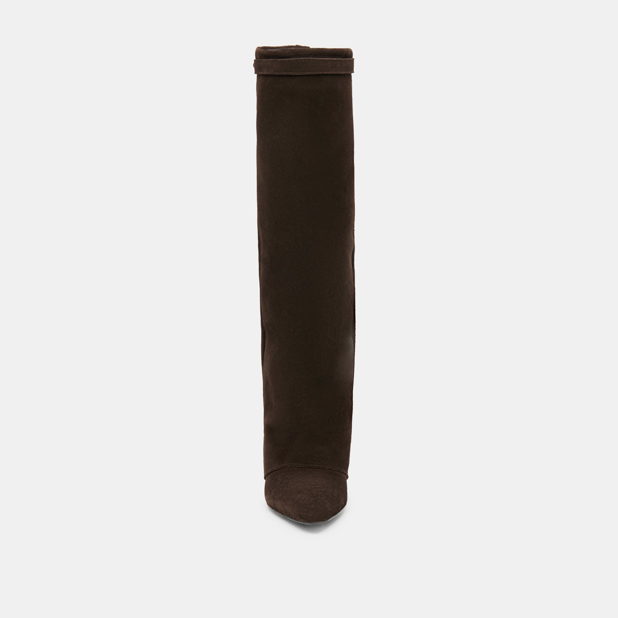 AGGY BOOTS DK BROWN SUEDE - Image 6