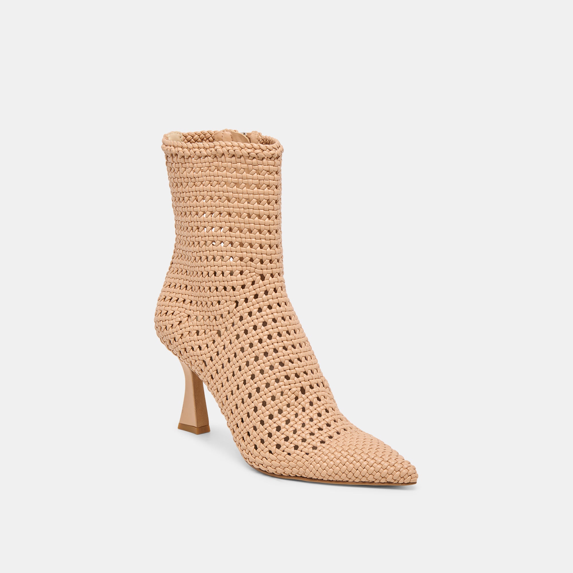 EMBRY BOOTIES LT TAN WOVEN STELLA - Image 2