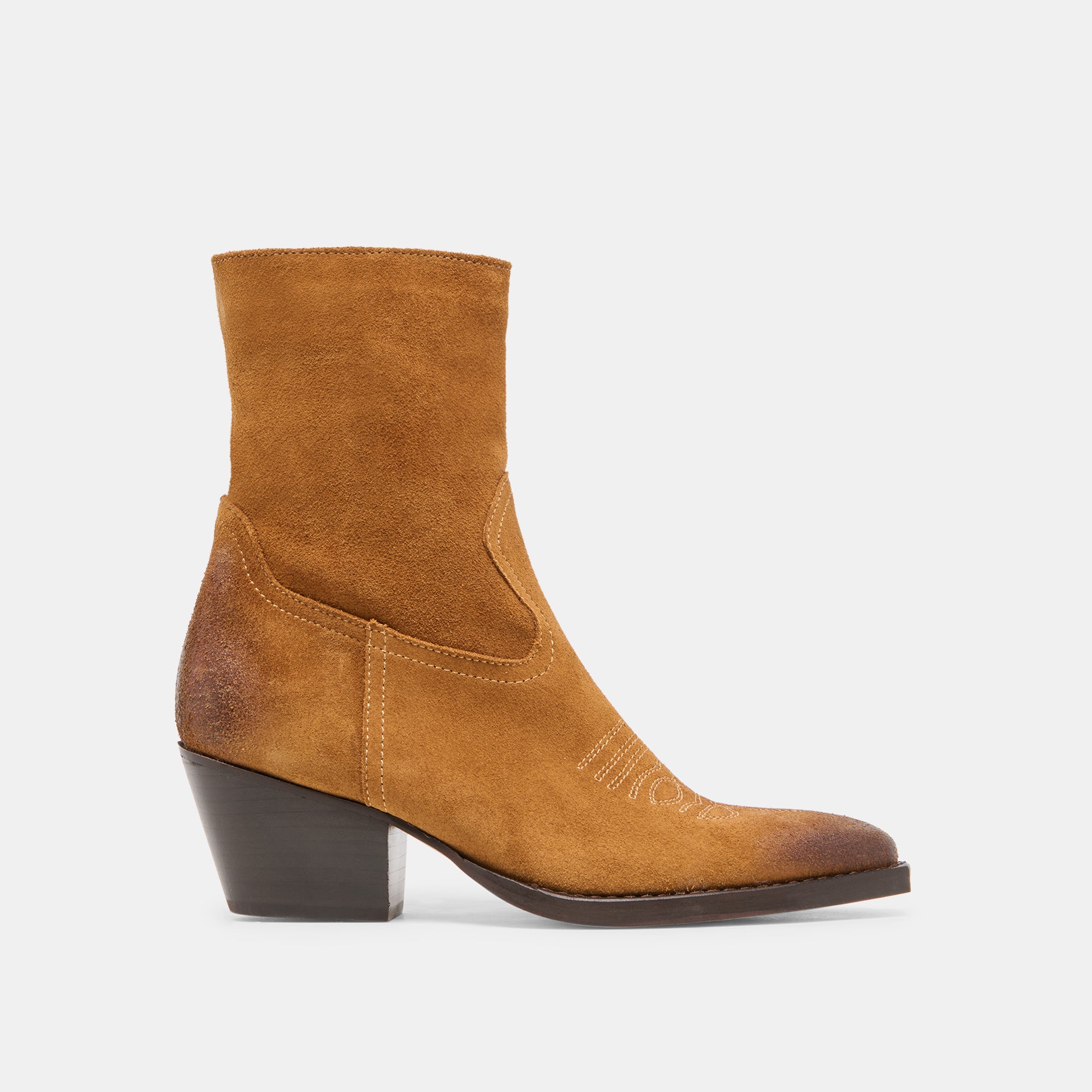KLYDE BOOTS COGNAC SUEDE