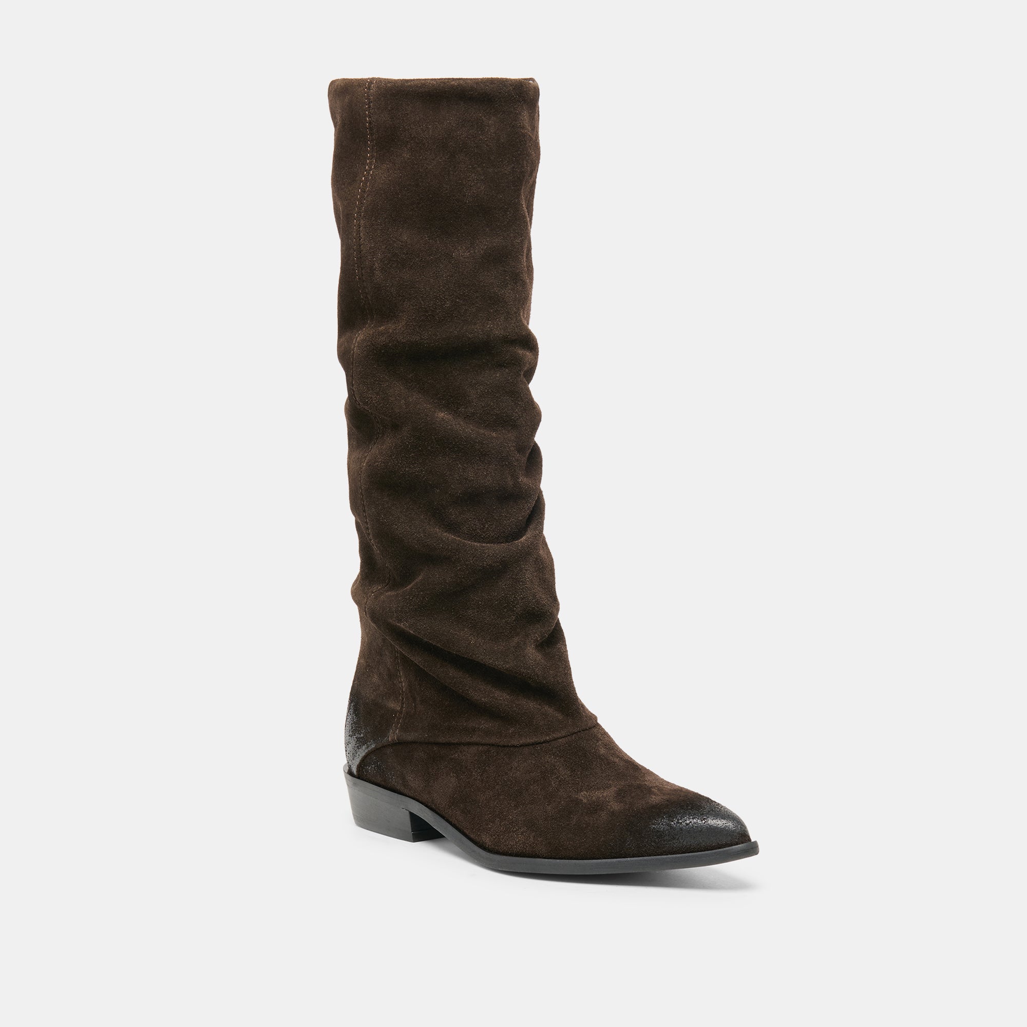 MARLA BOOTS DK BROWN SUEDE - Image 2