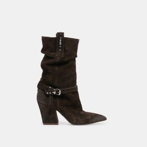 MORLA BOOTS DK BROWN SUEDE