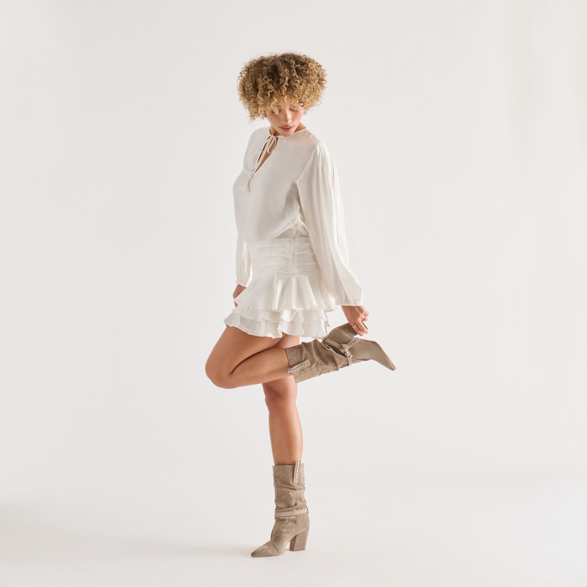 MORLA BOOTS TAUPE SUEDE - Image 8