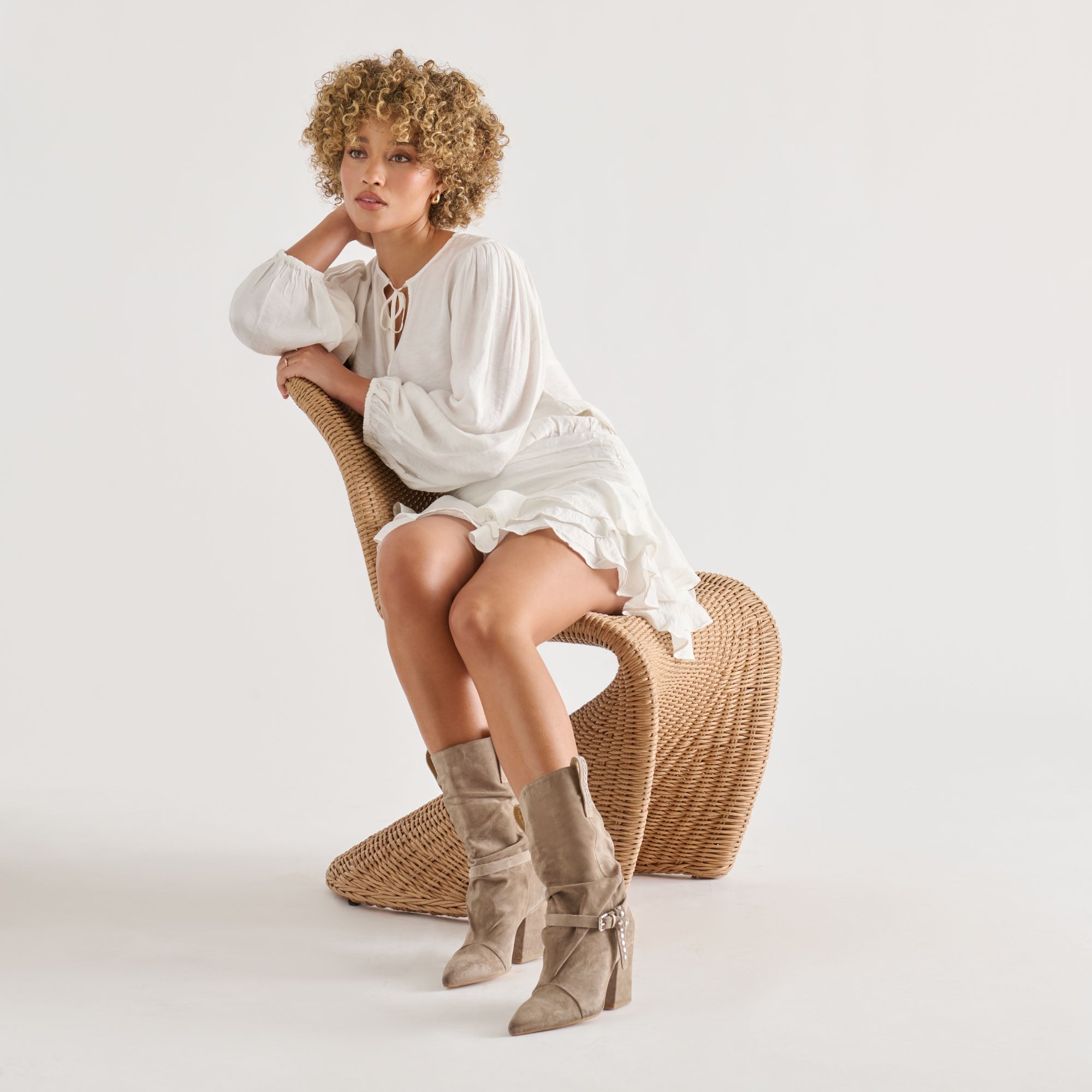 MORLA BOOTS TAUPE SUEDE - Image 4