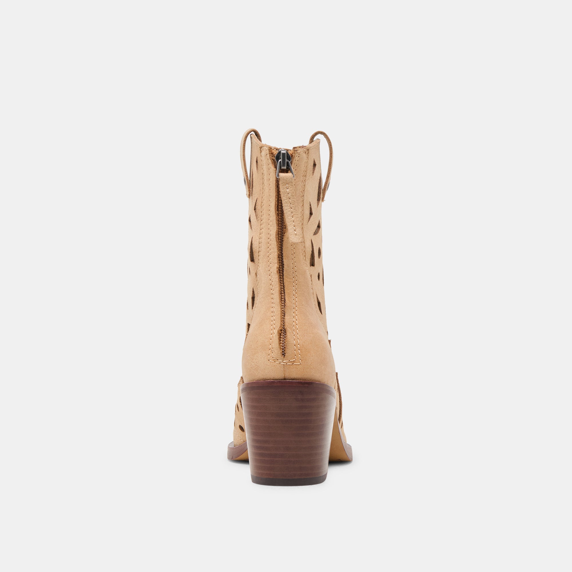 ZENOBI BOOTIES CAMEL DISTRESSED LEATHER - Image 7