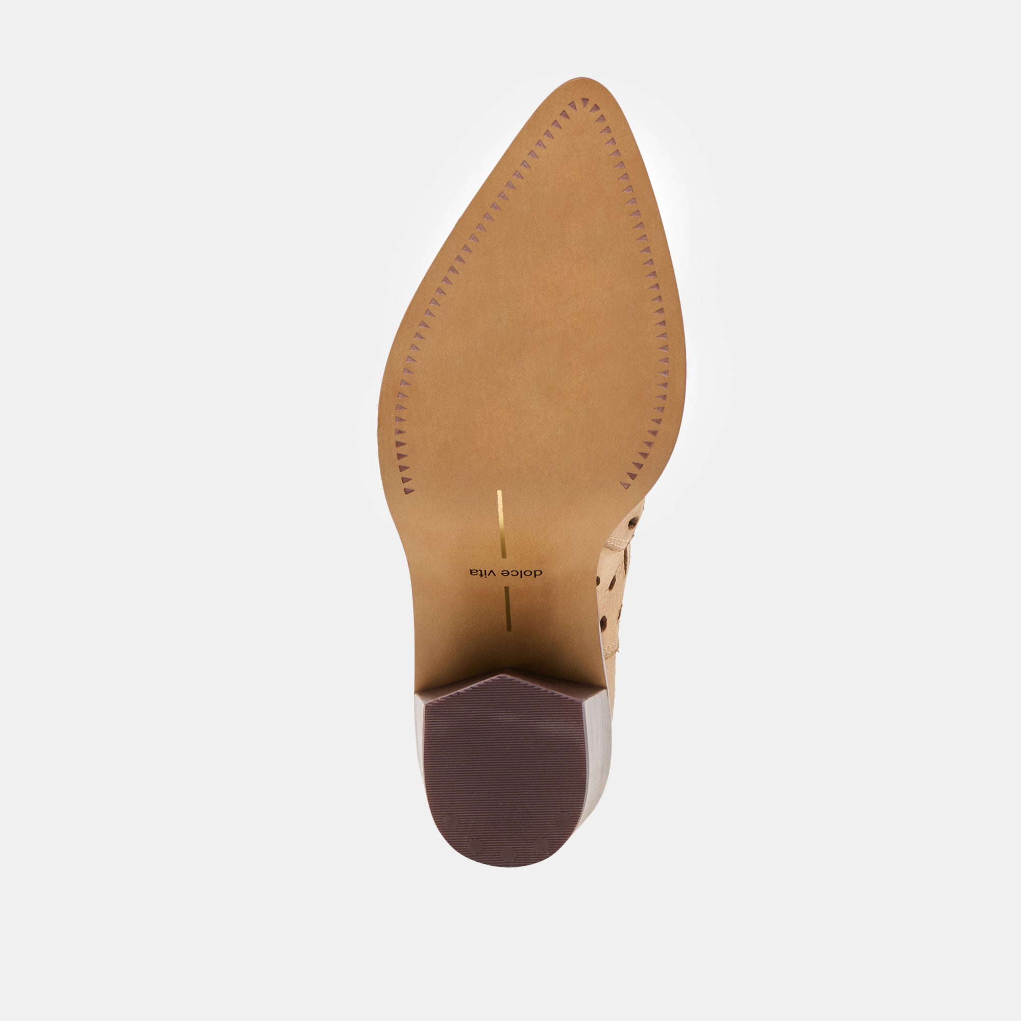 ZENOBI BOOTIES CAMEL DISTRESSED LEATHER - Image 9