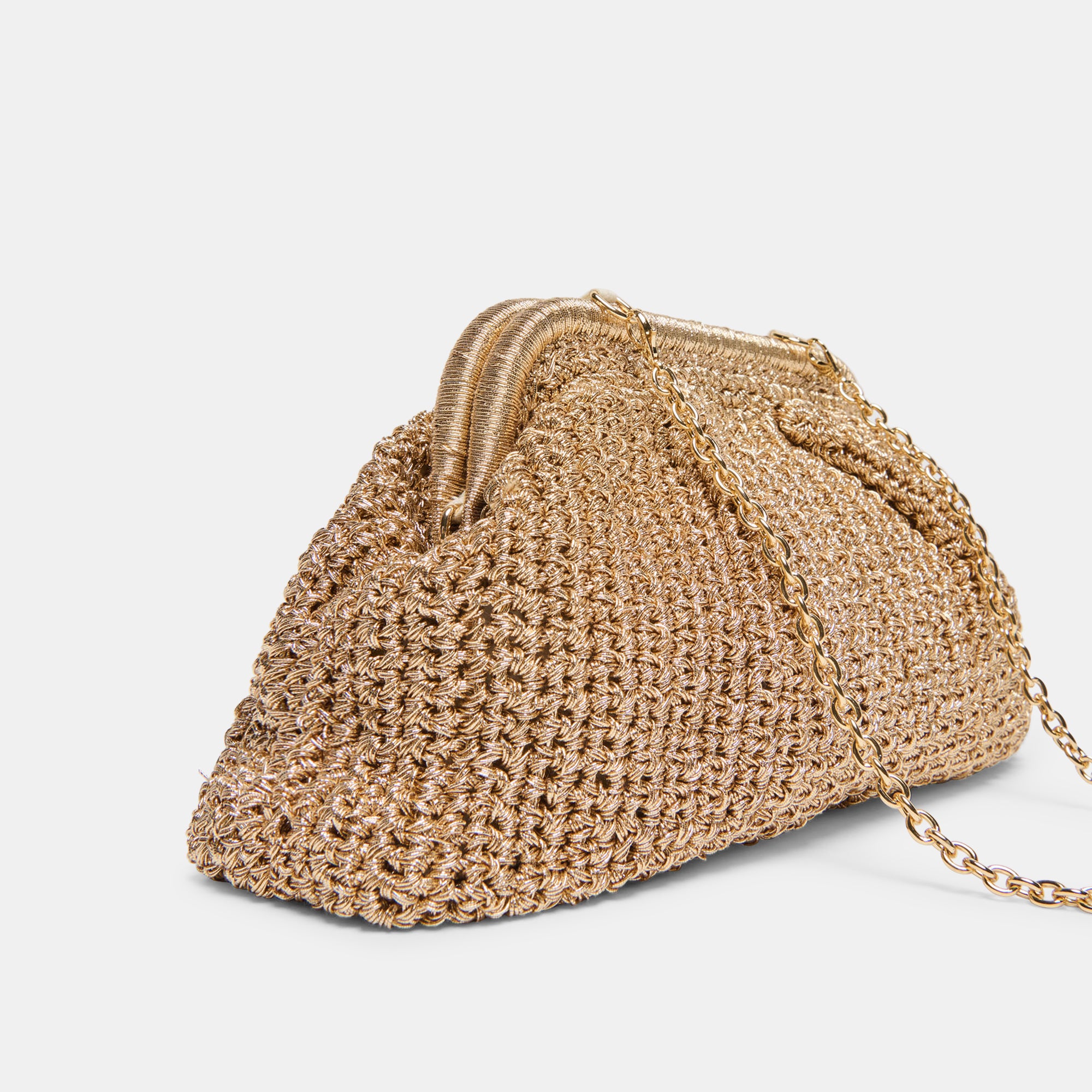 IONE CLUTCH GOLD CROCHET - Image 5