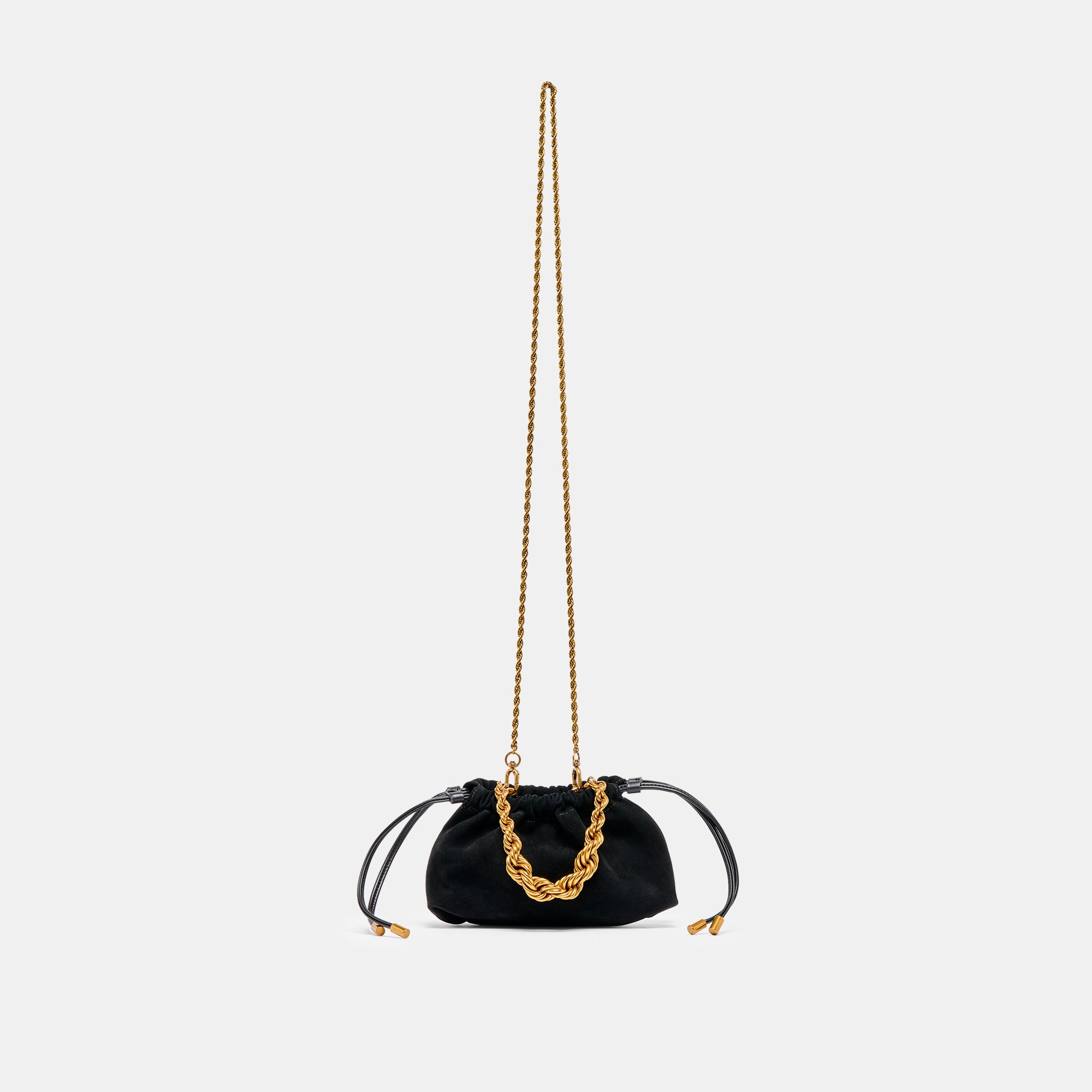 CLEO CROSSBODY BLACK SUEDE - Image 2