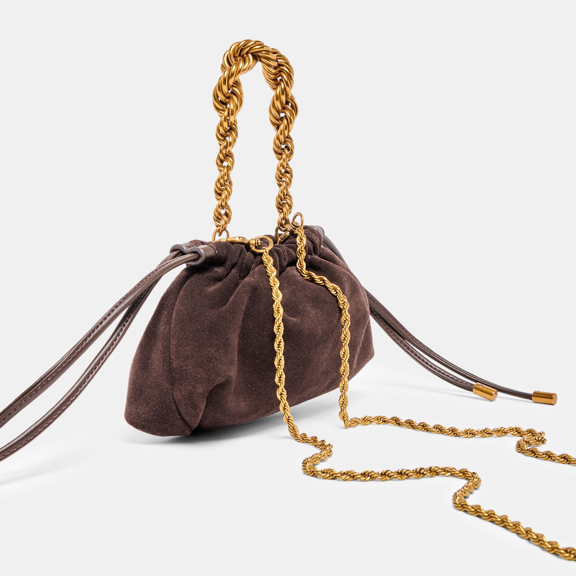 CLEO CROSSBODY ESPRESSO SUEDE - Image 5