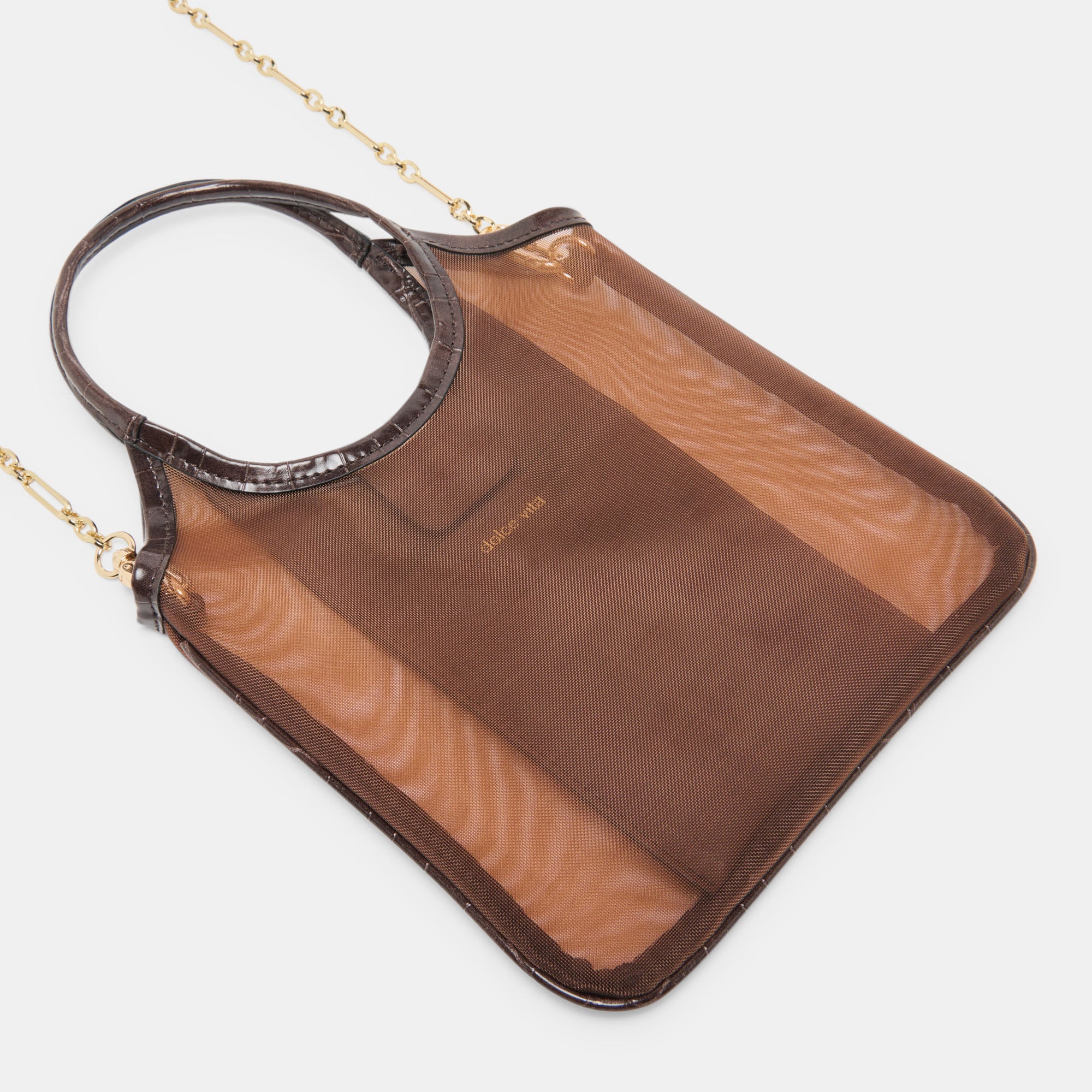 SYLVENE CROSSBODY CHOCOLATE MESH - Image 3