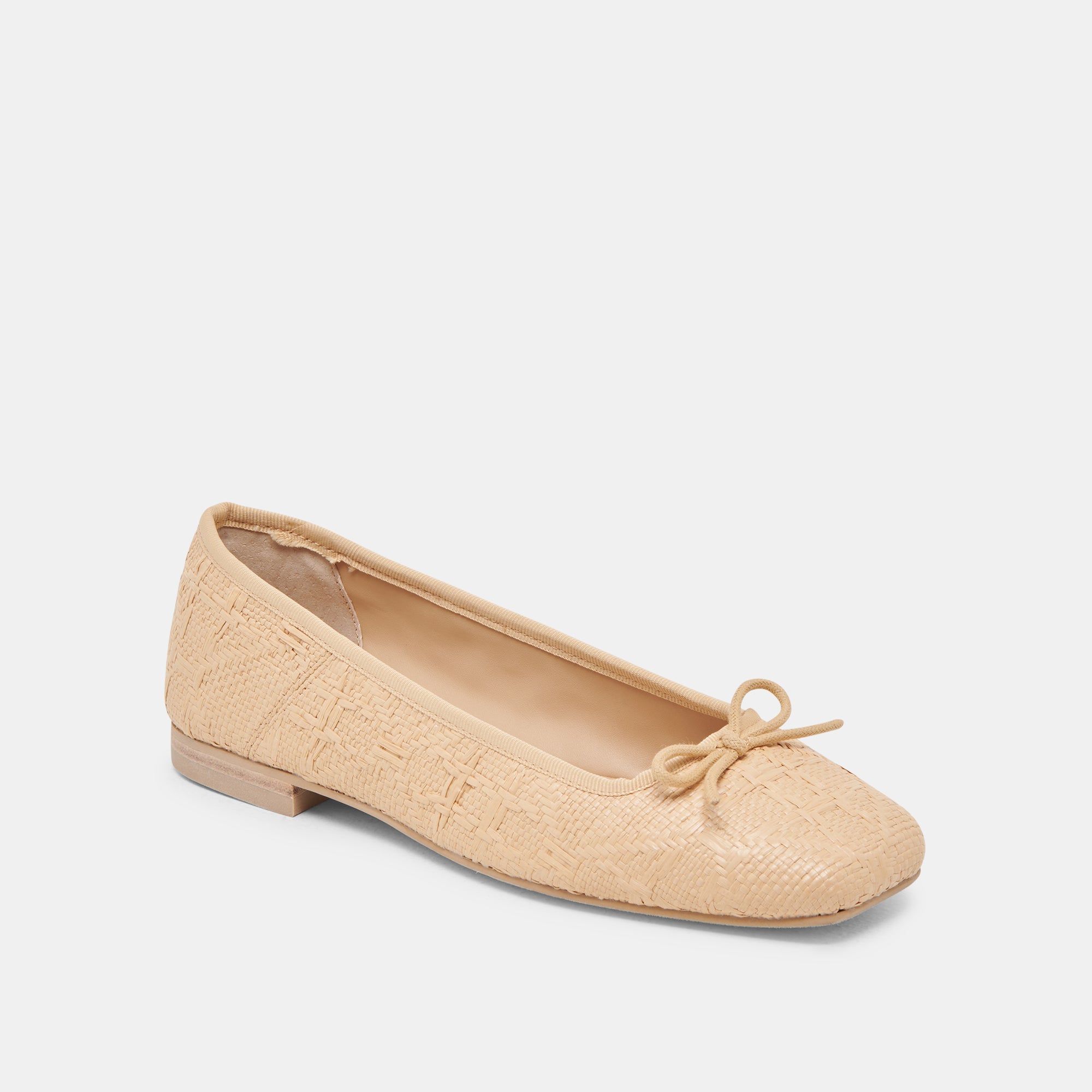 ANISA BALLET FLATS LT NATURAL WOVEN RAFFIA - Image 3