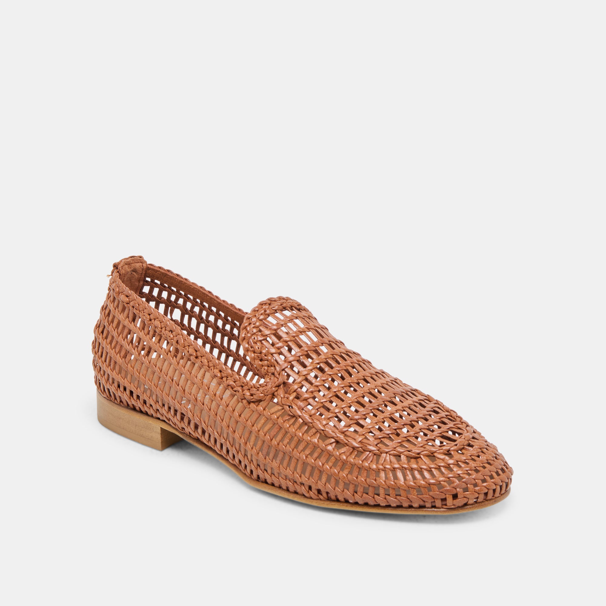 ARMOND FLATS COGNAC WOVEN LEATHER - Image 3