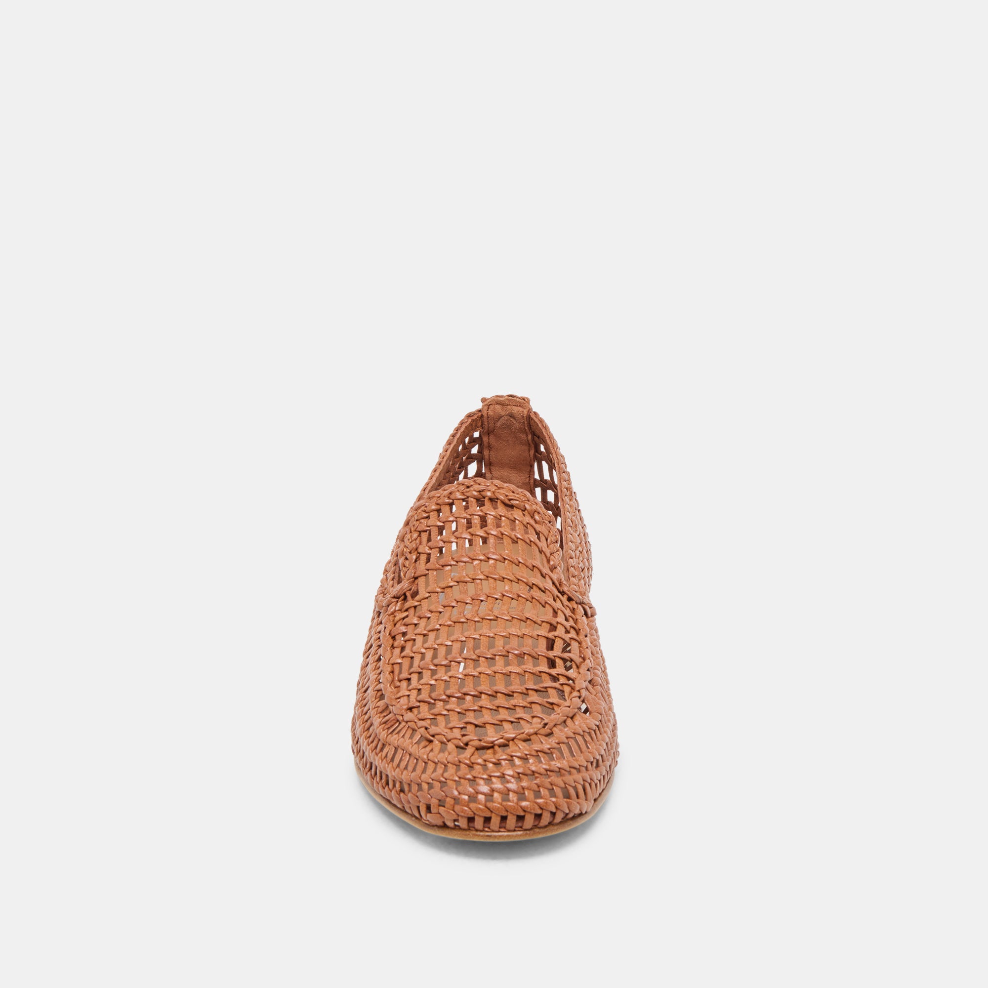 ARMOND FLATS COGNAC WOVEN LEATHER - Image 9
