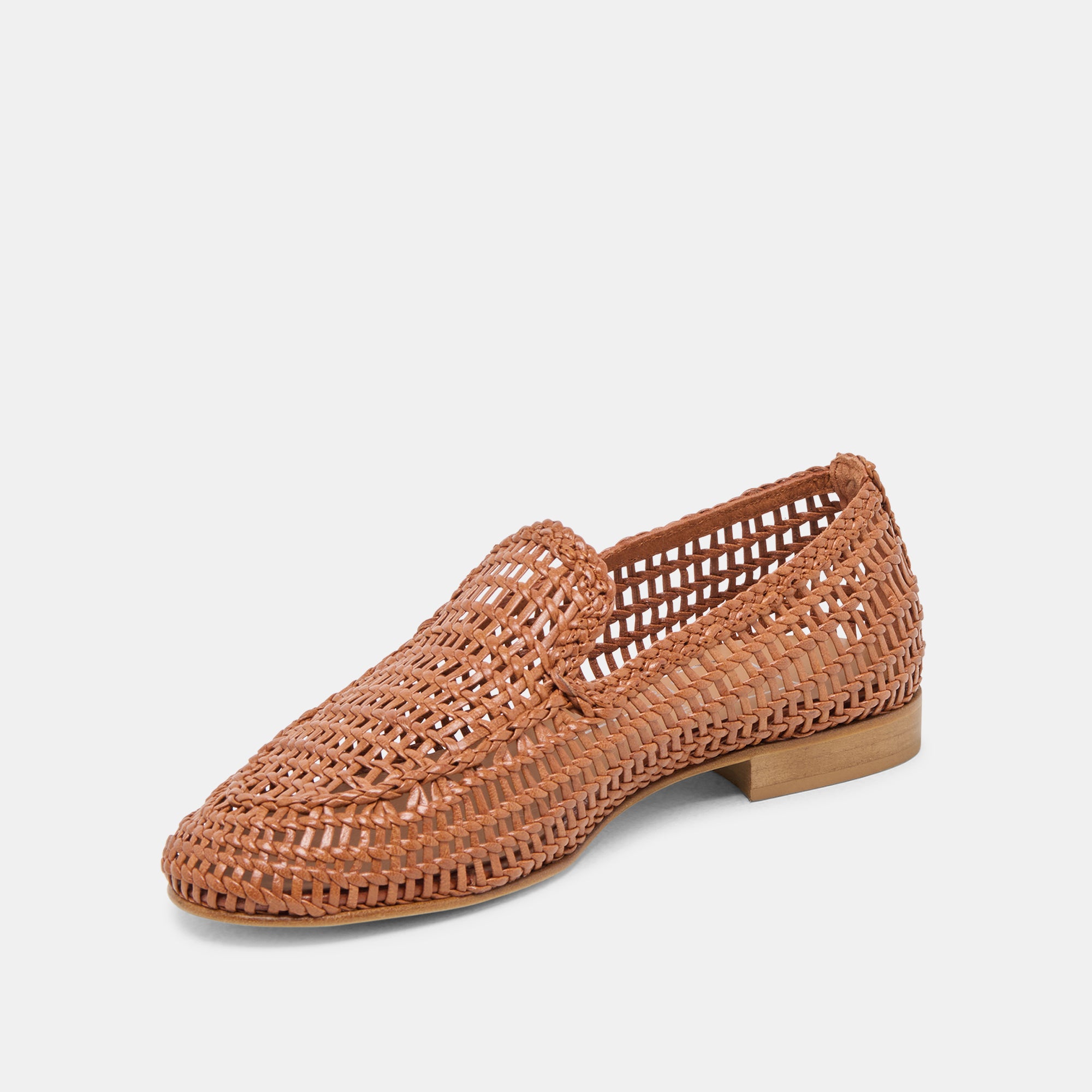 ARMOND FLATS COGNAC WOVEN LEATHER - Image 7