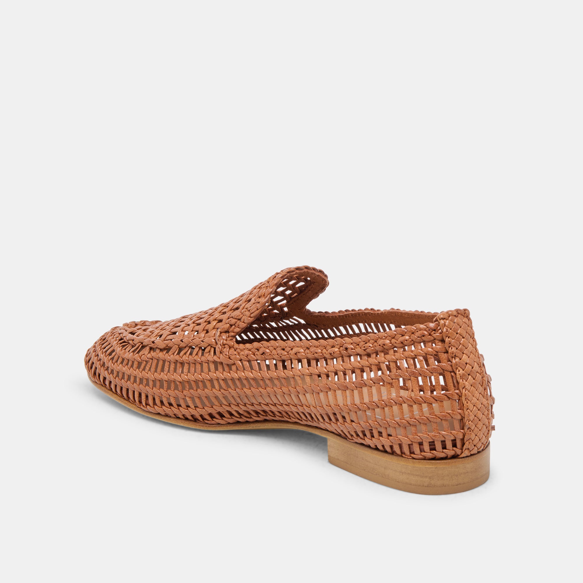 ARMOND FLATS COGNAC WOVEN LEATHER - Image 8