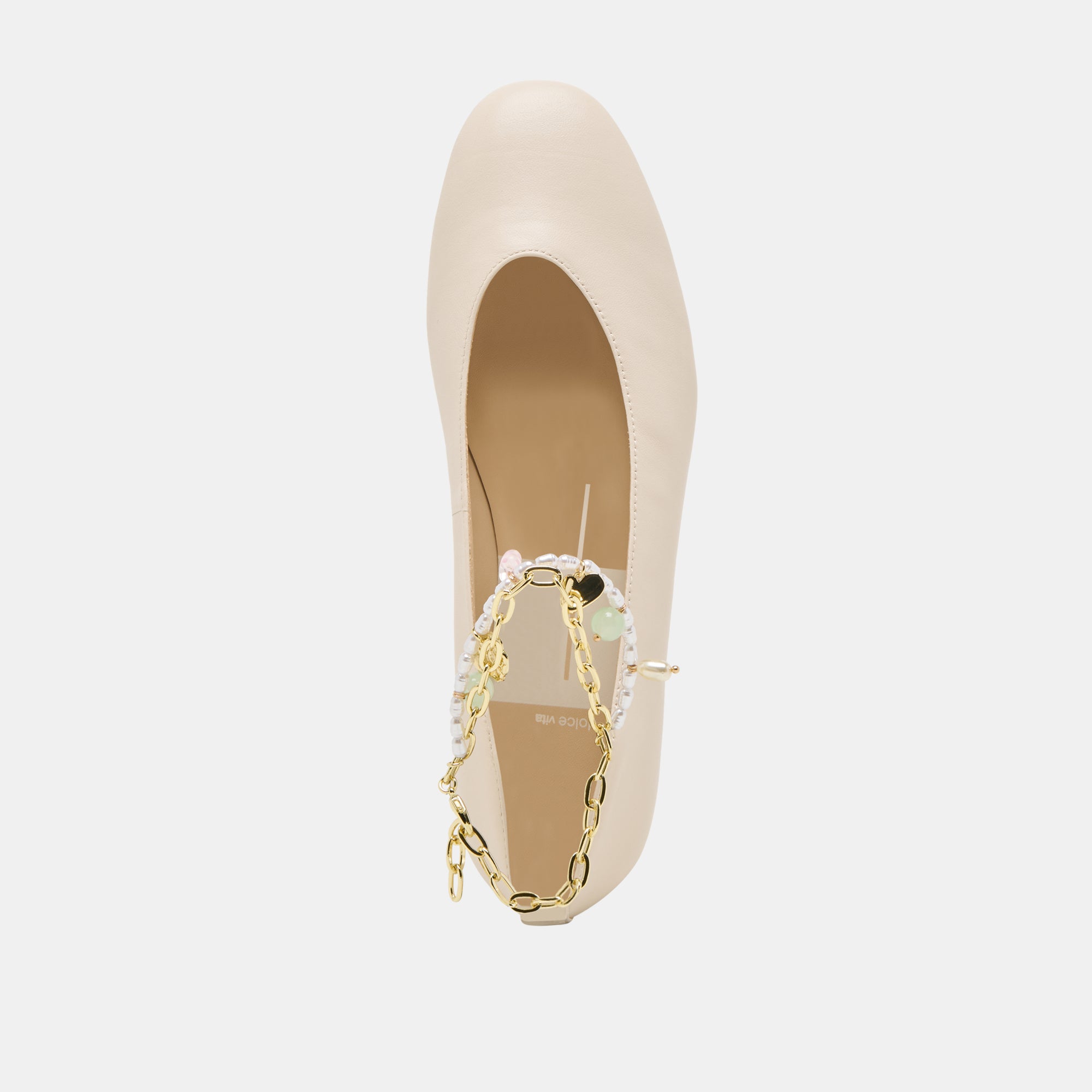 BAIDEN BALLET FLATS BONE LEATHER - Image 10
