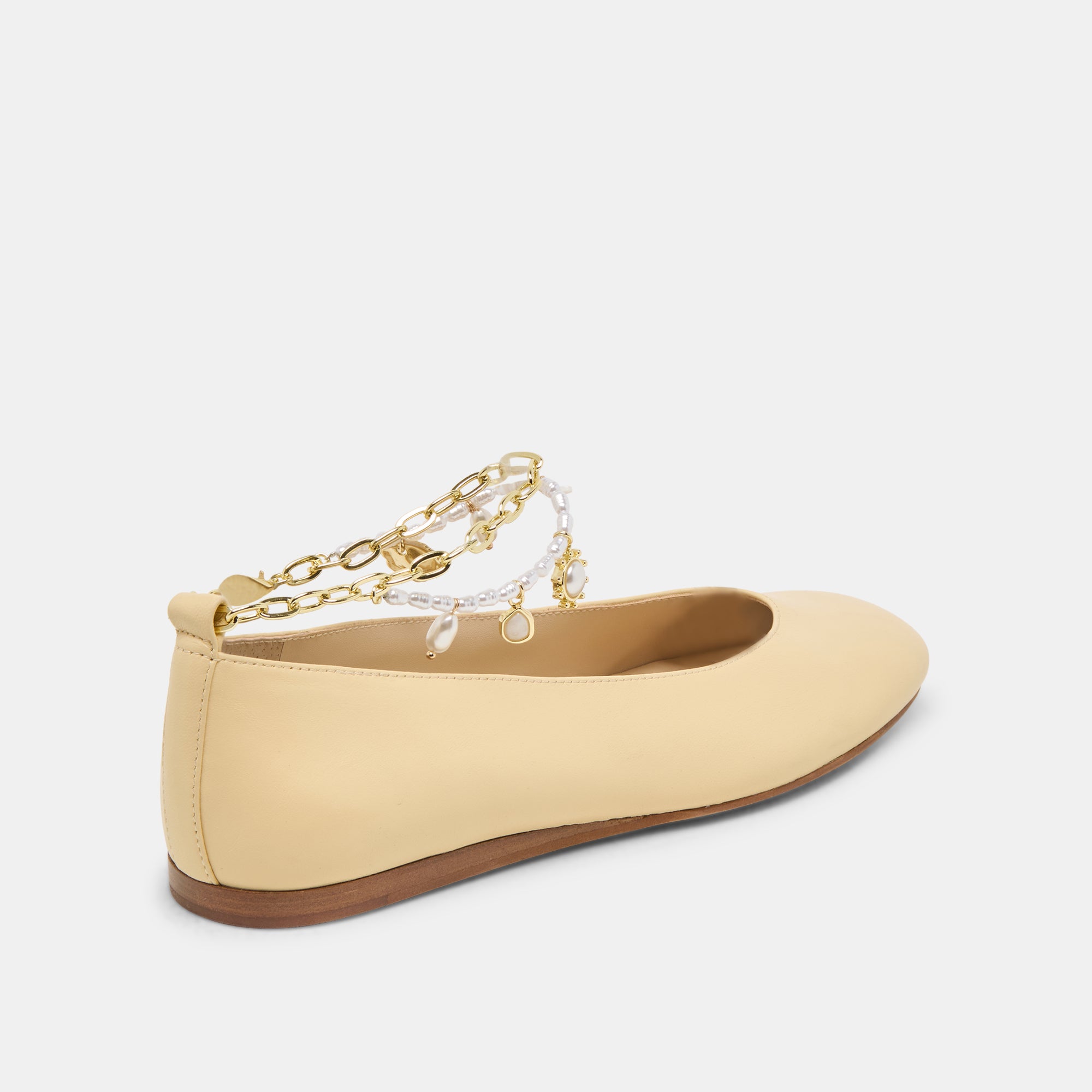 BAIDEN BALLET FLATS WARM NATURAL LEATHER - Image 5