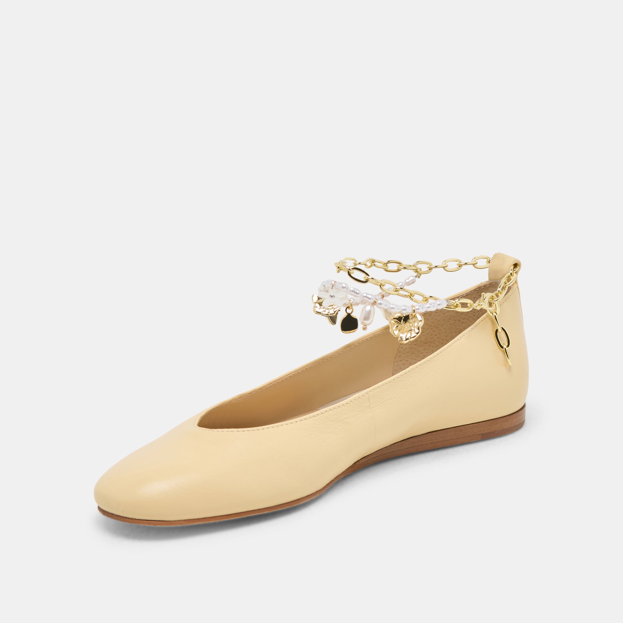 BAIDEN BALLET FLATS WARM NATURAL LEATHER - Image 6